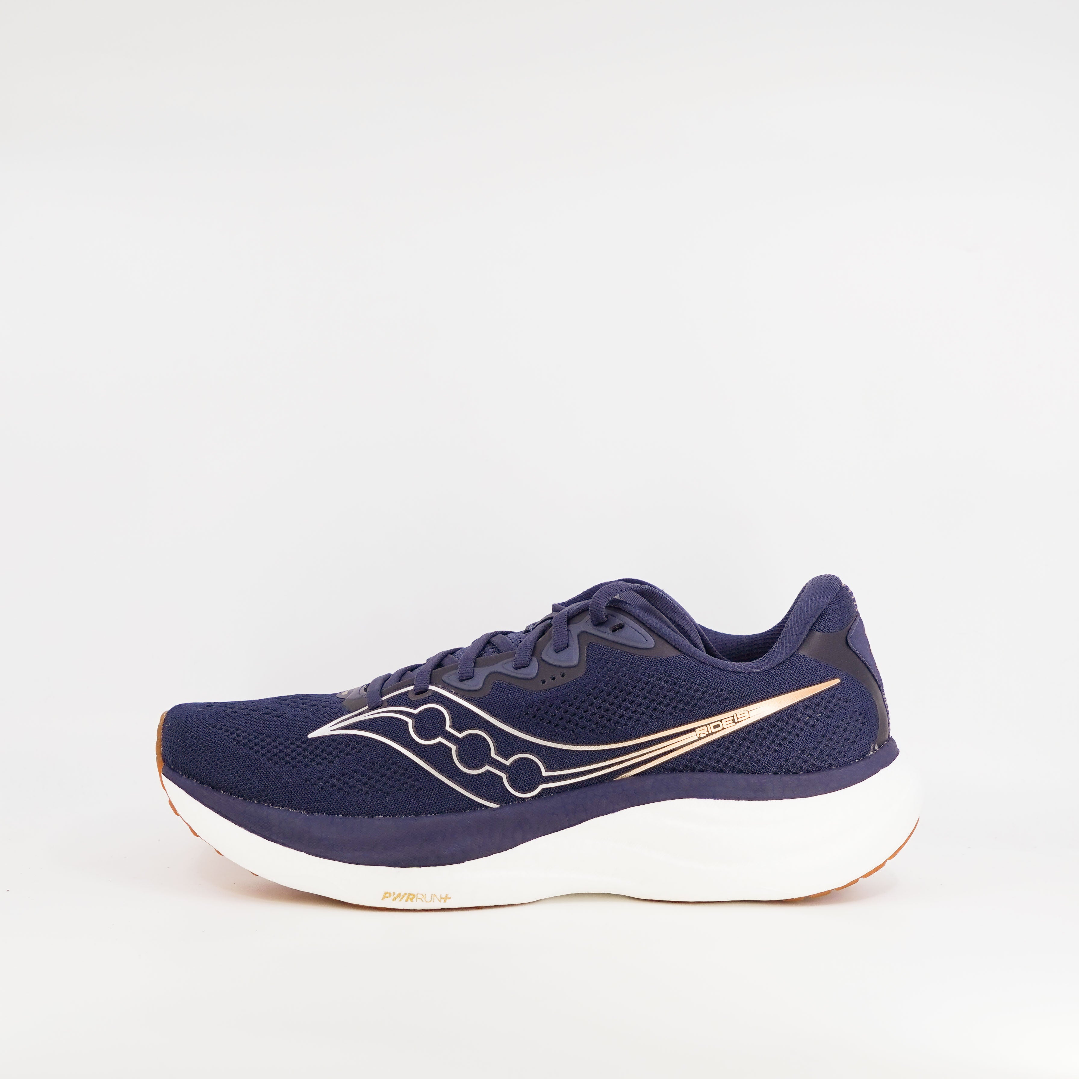 Saucony Ride 19 (D Standard) Mens Navy/Gum Marine - Frontrunner Colombo