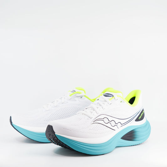 Saucony Triumph 24 (D Standard) Mens White/Tranquil - Frontrunner Colombo