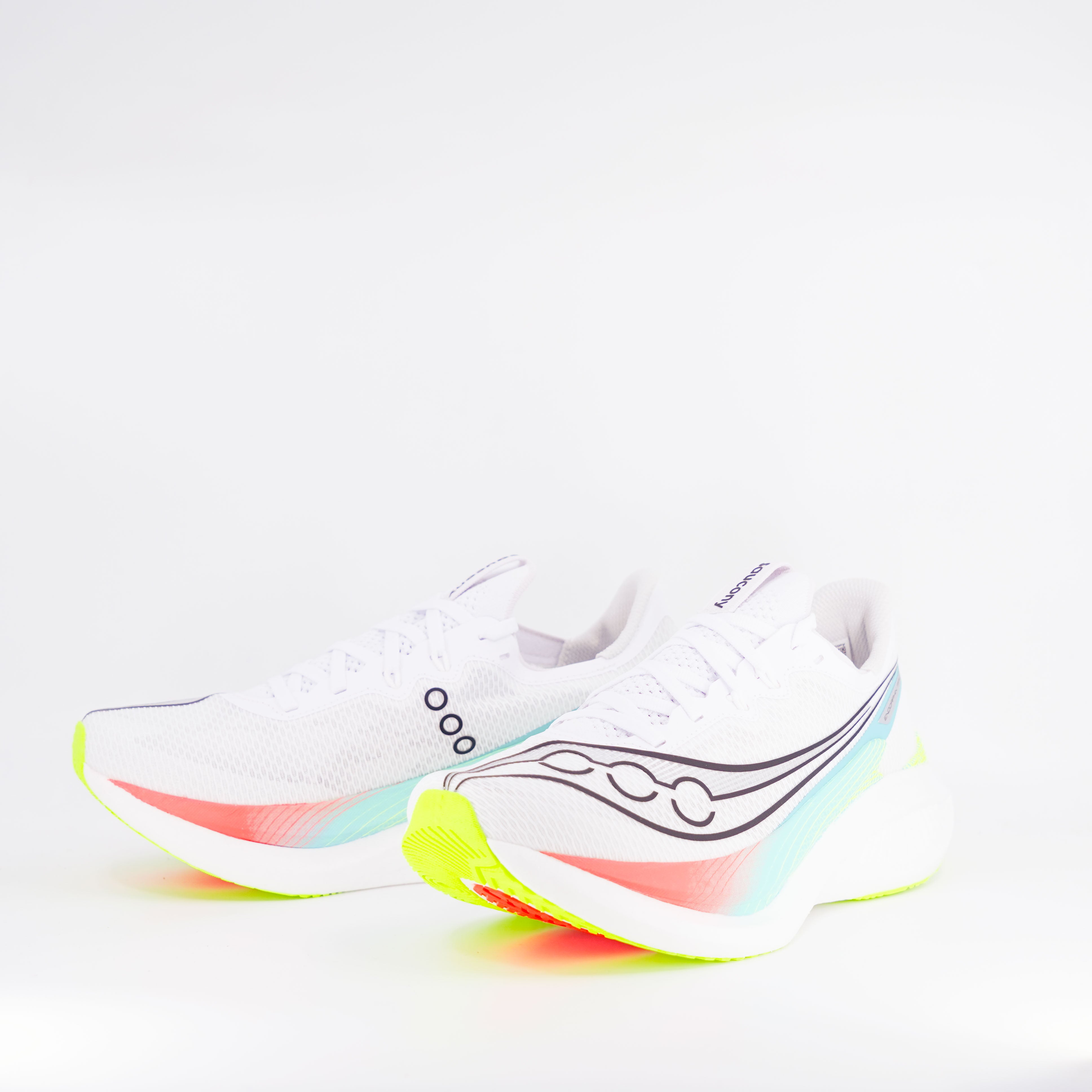 Saucony Endorphin Pro 5 (D Standard) Mens White/Multi - Frontrunner Colombo