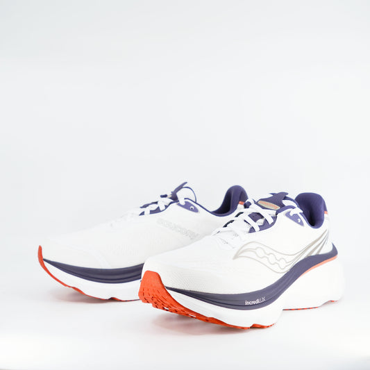 Saucony Hurricane 26 (D Standard) Mens White/Naval - Frontrunner Colombo