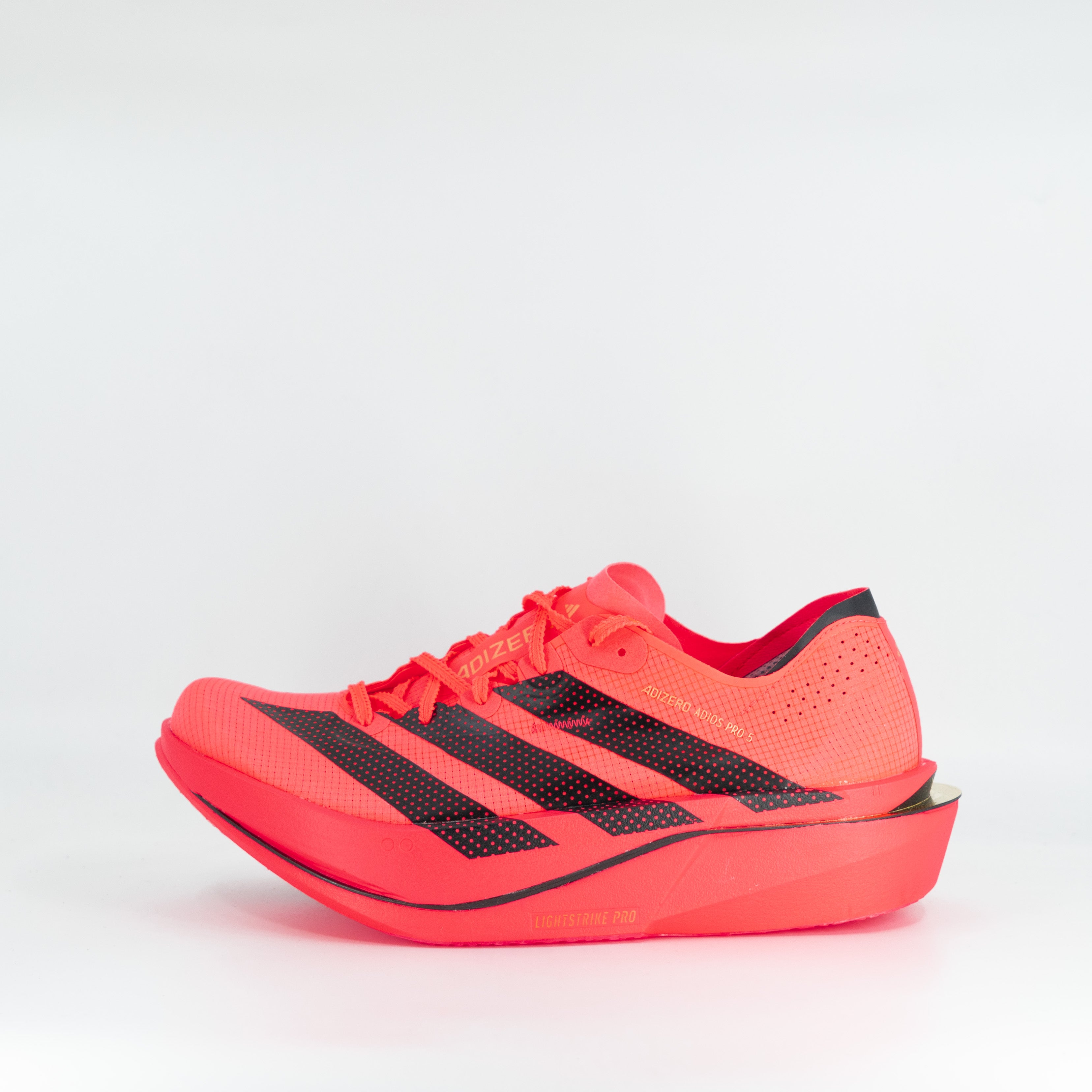 Adidas Adizero Adios Pro 5 (D Standard) Mens Solar Turbo/Core Black/Lucid Red - Frontrunner Colombo