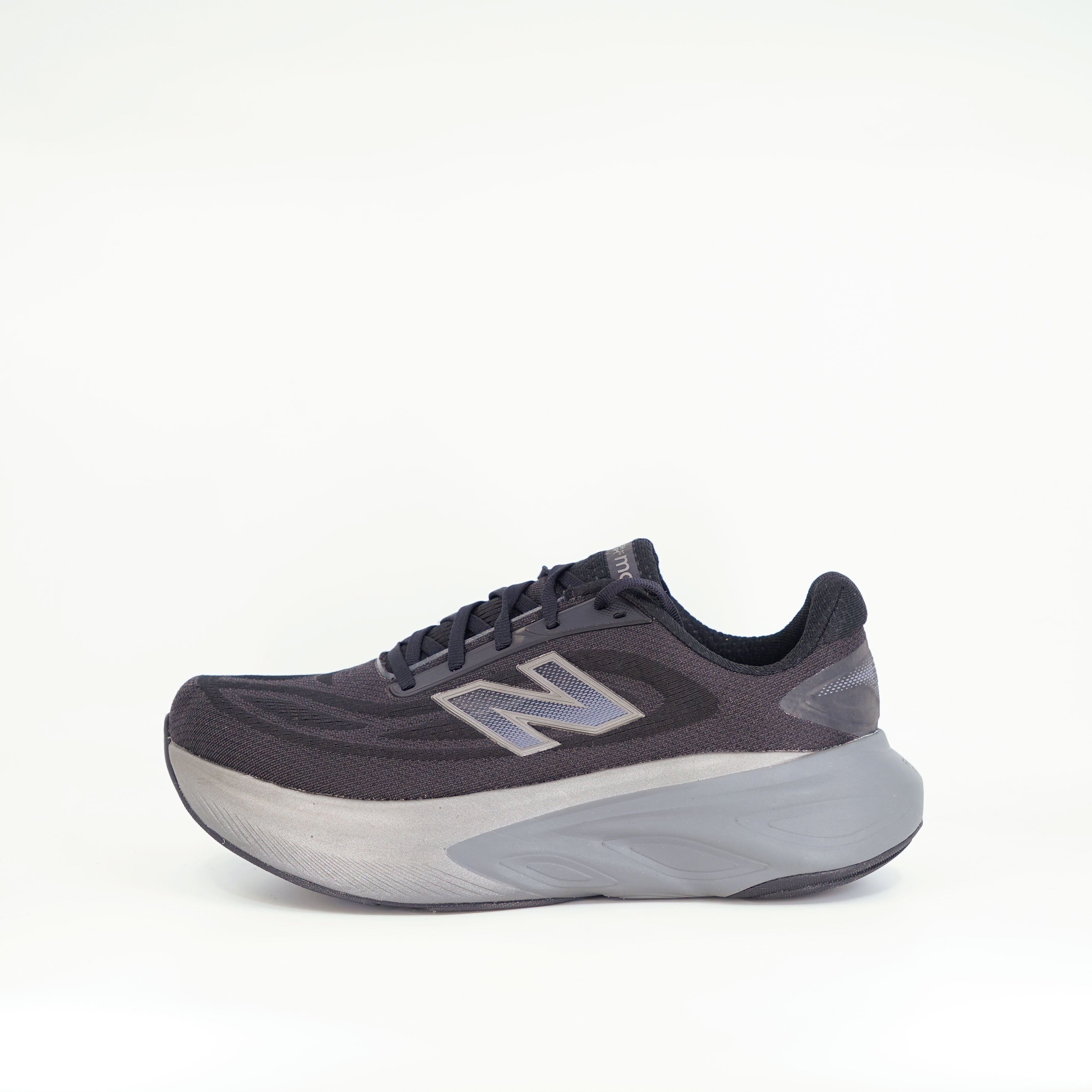 New Balance More v6 (2E Wide) Mens Black/Castlerock/Black Metallic - Frontrunner Colombo