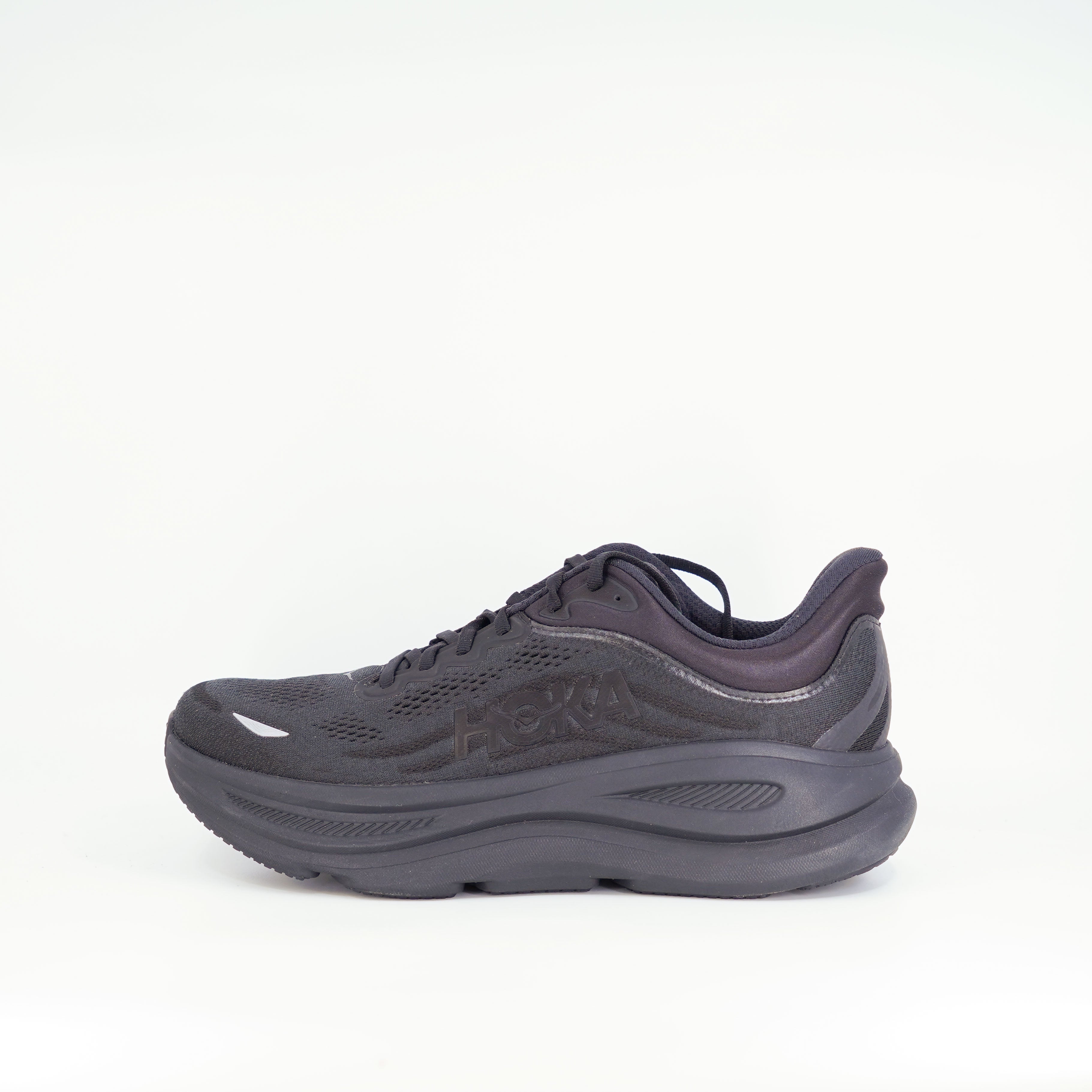 Hoka Bondi 9 (2E Wide) Mens Black/Black - Frontrunner Colombo