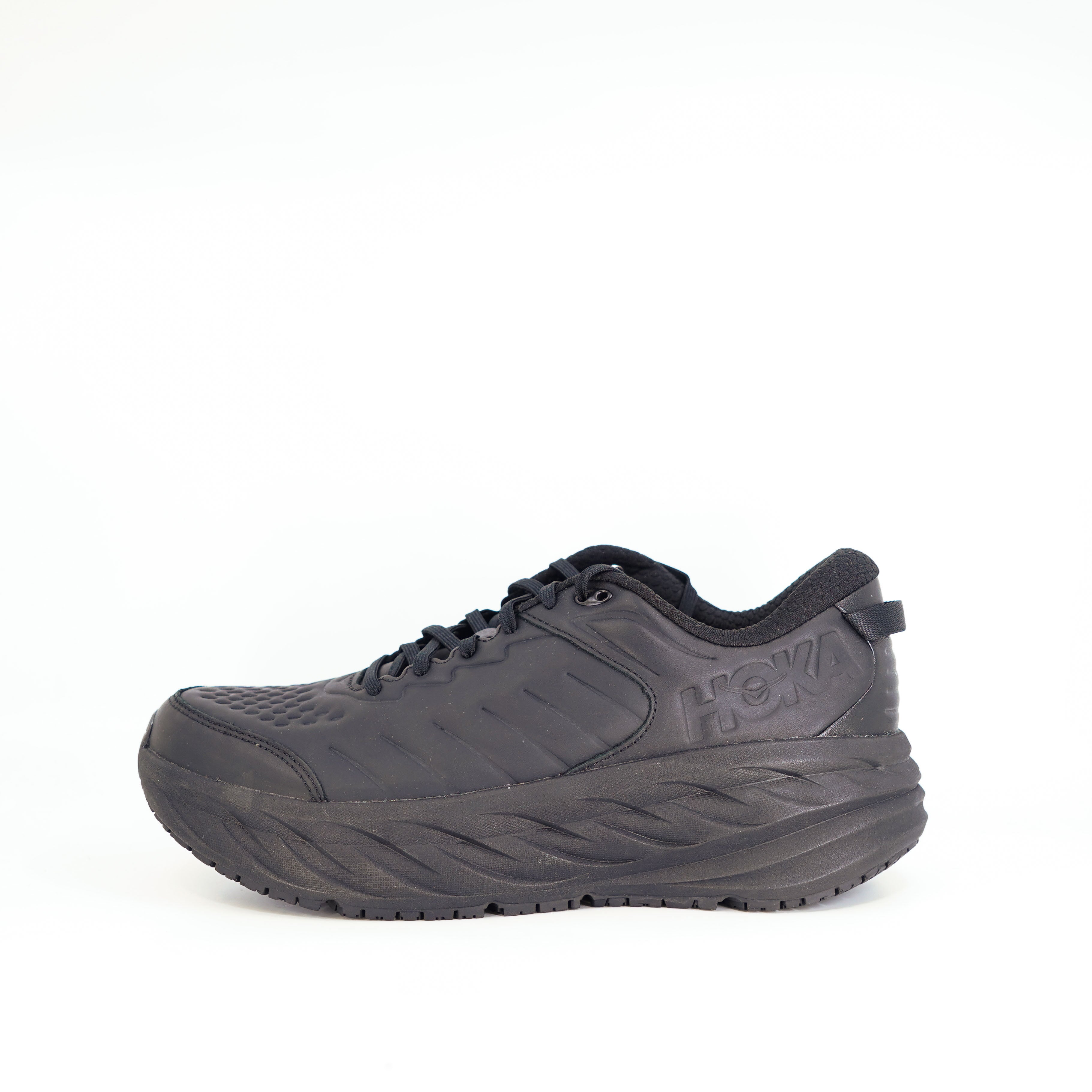 Hoka Bondi SR (D Wide) Womens Black/Black - Frontrunner Colombo