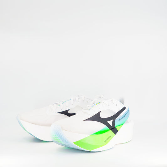 Mizuno Hyperwarp Pure 2 (D Standard) Unisex White/Black/Lime Burst - Frontrunner Colombo