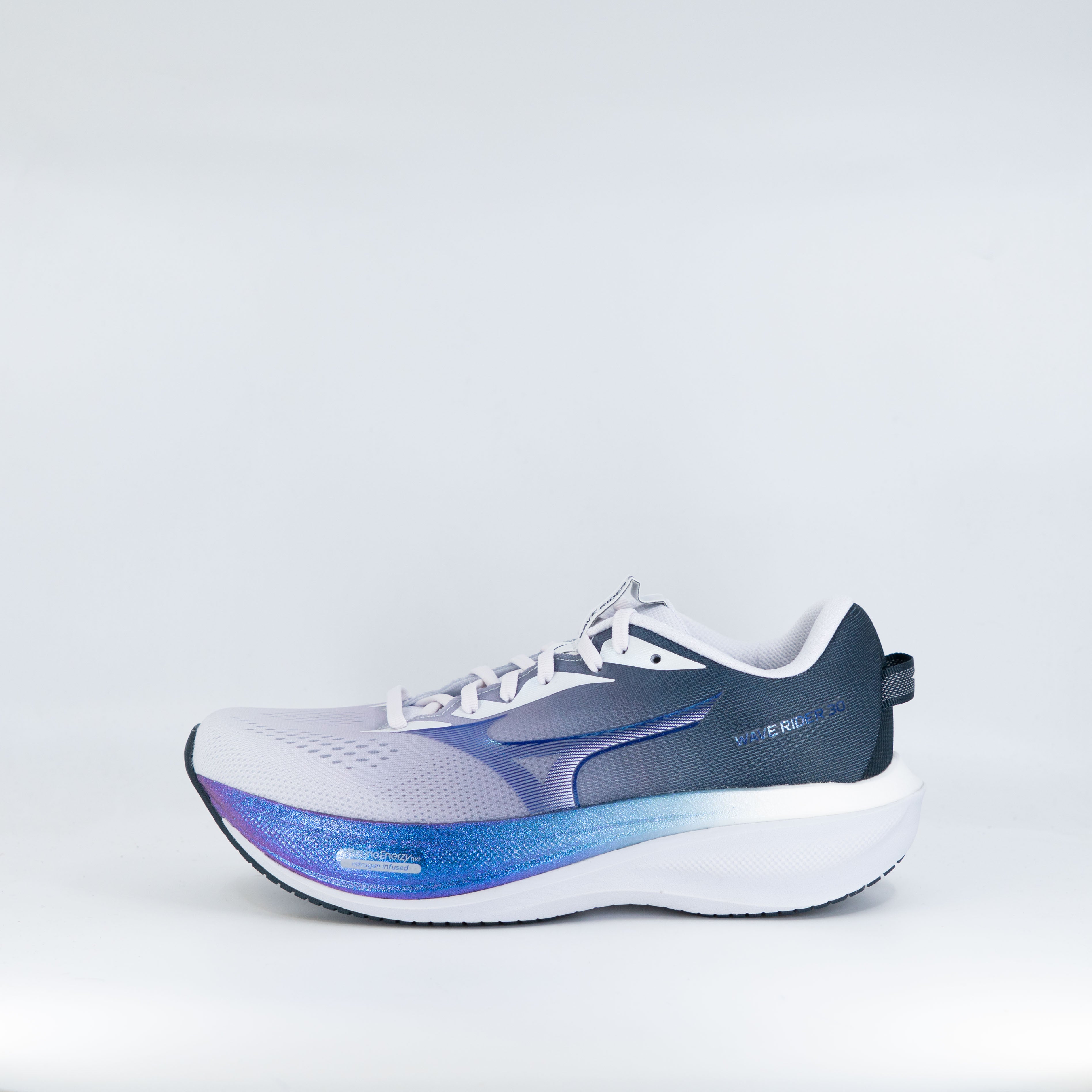 Mizuno Wave Rider 30 (D Standard) Mens Vulcan/Lilac Hint/Moonlit Ocean - Frontrunner Colombo