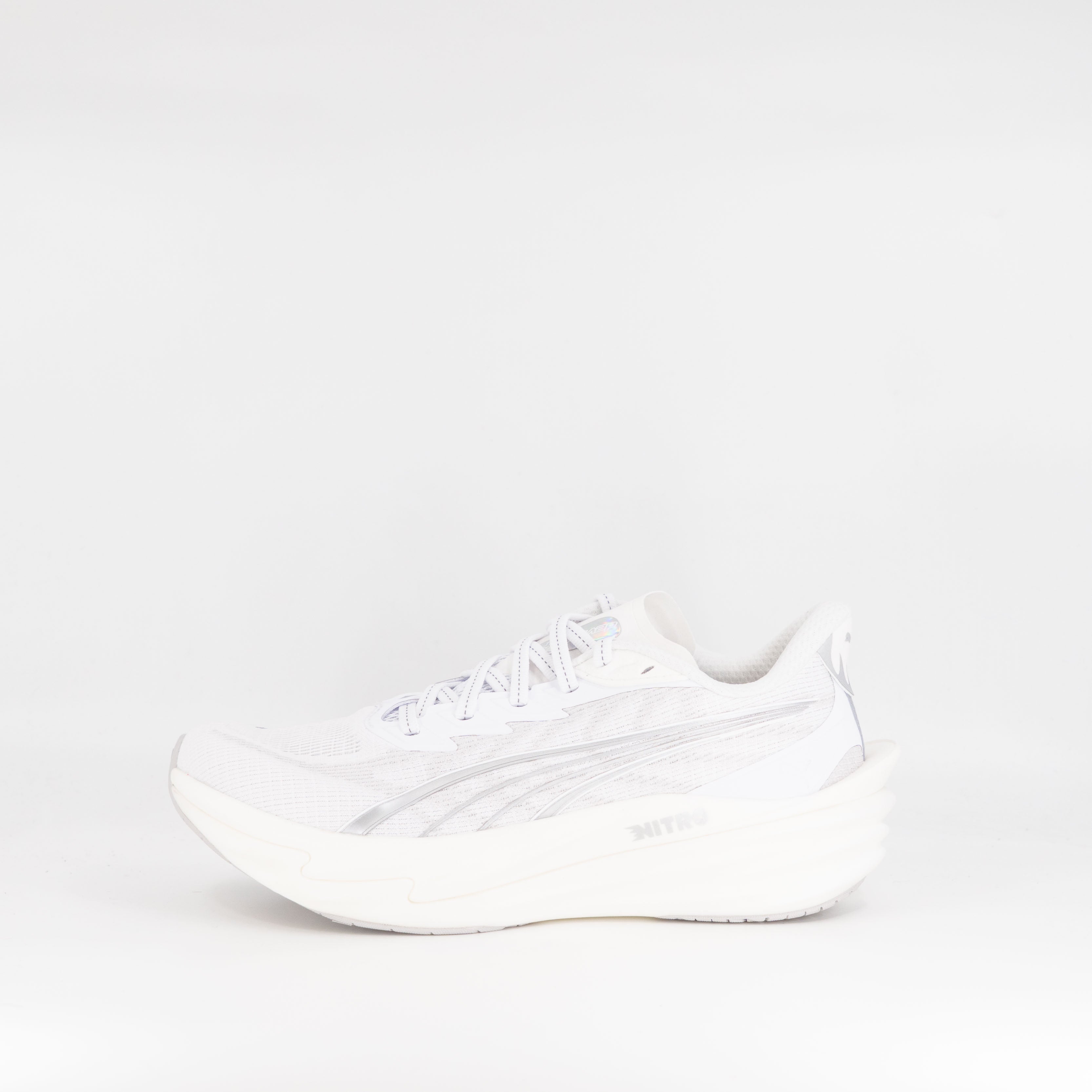 Puma Deviate Nitro 4 (B Standard) Womens Puma White/Feather Grey - Frontrunner Colombo