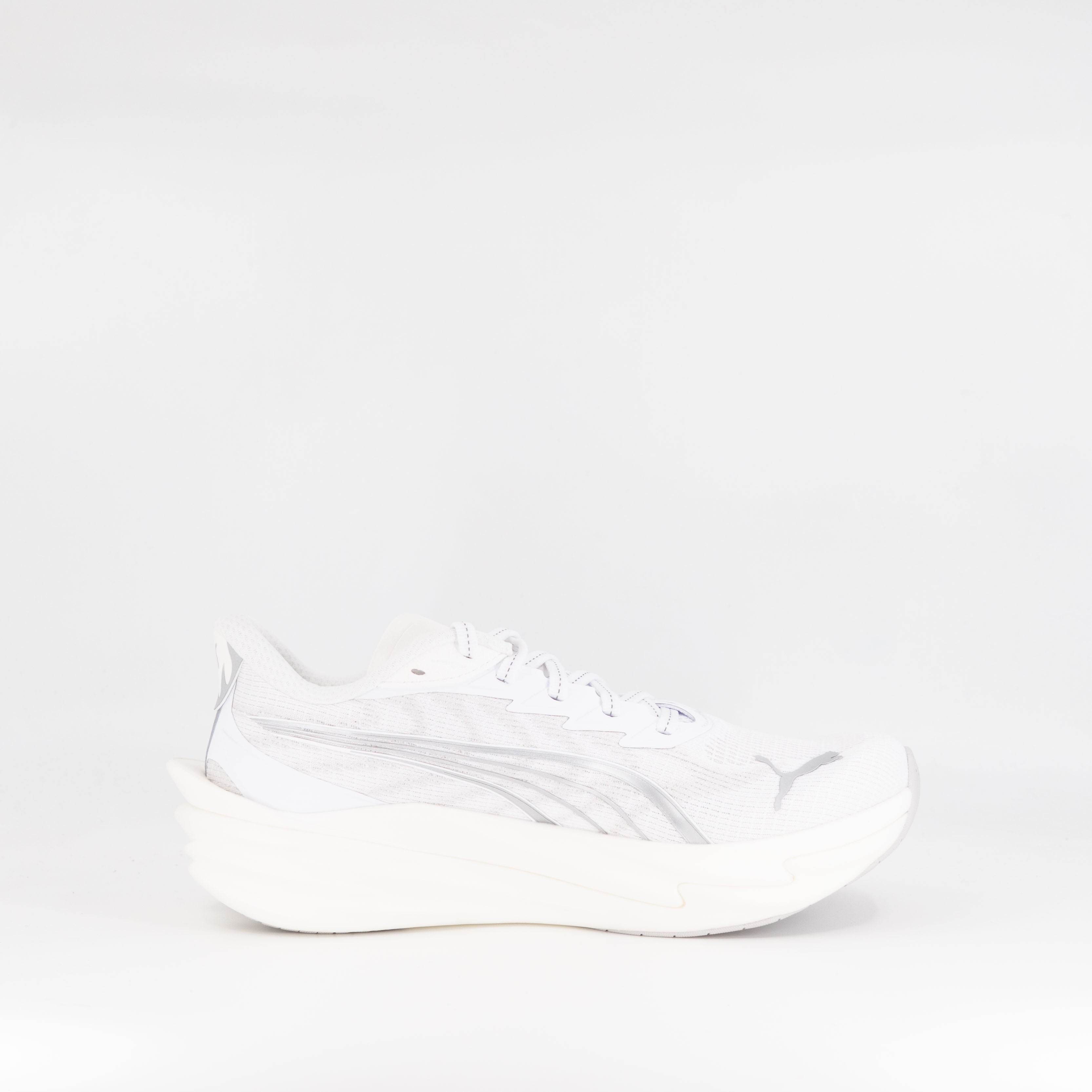 Puma Deviate Nitro 4 (B Standard) Womens Puma White/Feather Grey - Frontrunner Colombo