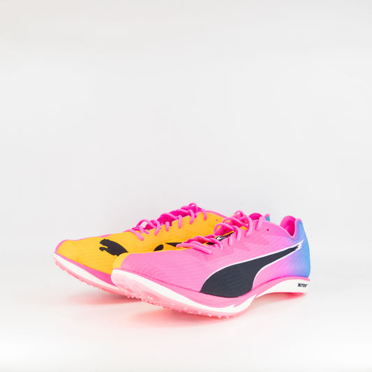 Puma Mid Distance Nitro Elite 3 (D Standard) Mens Poison Pink/Sun Stream/Aqua - Frontrunner Colombo