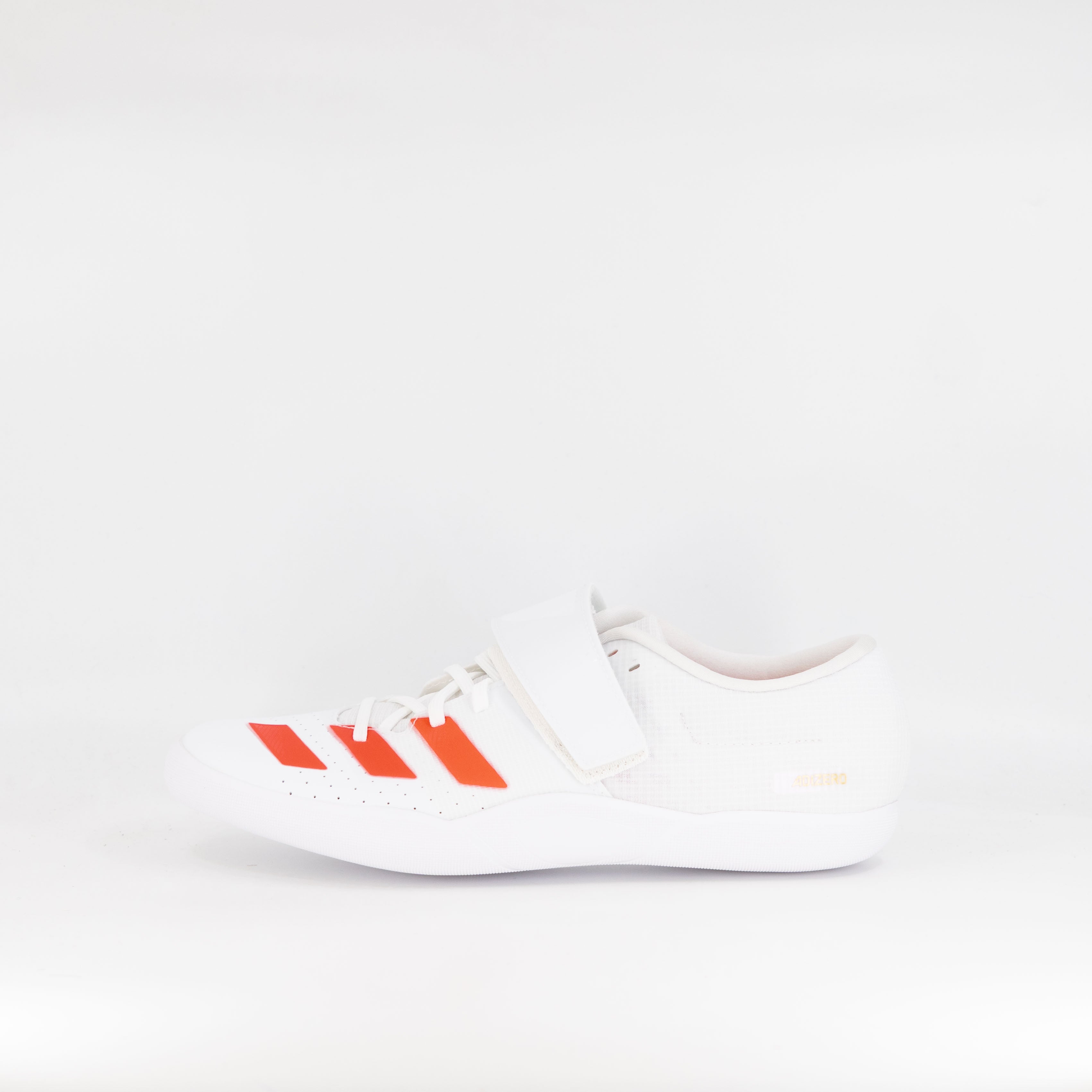 Adidas Adizero Throws (D Standard) Unisex Cloud White/Solar Turbo/Gold Metallic - Frontrunner Colombo