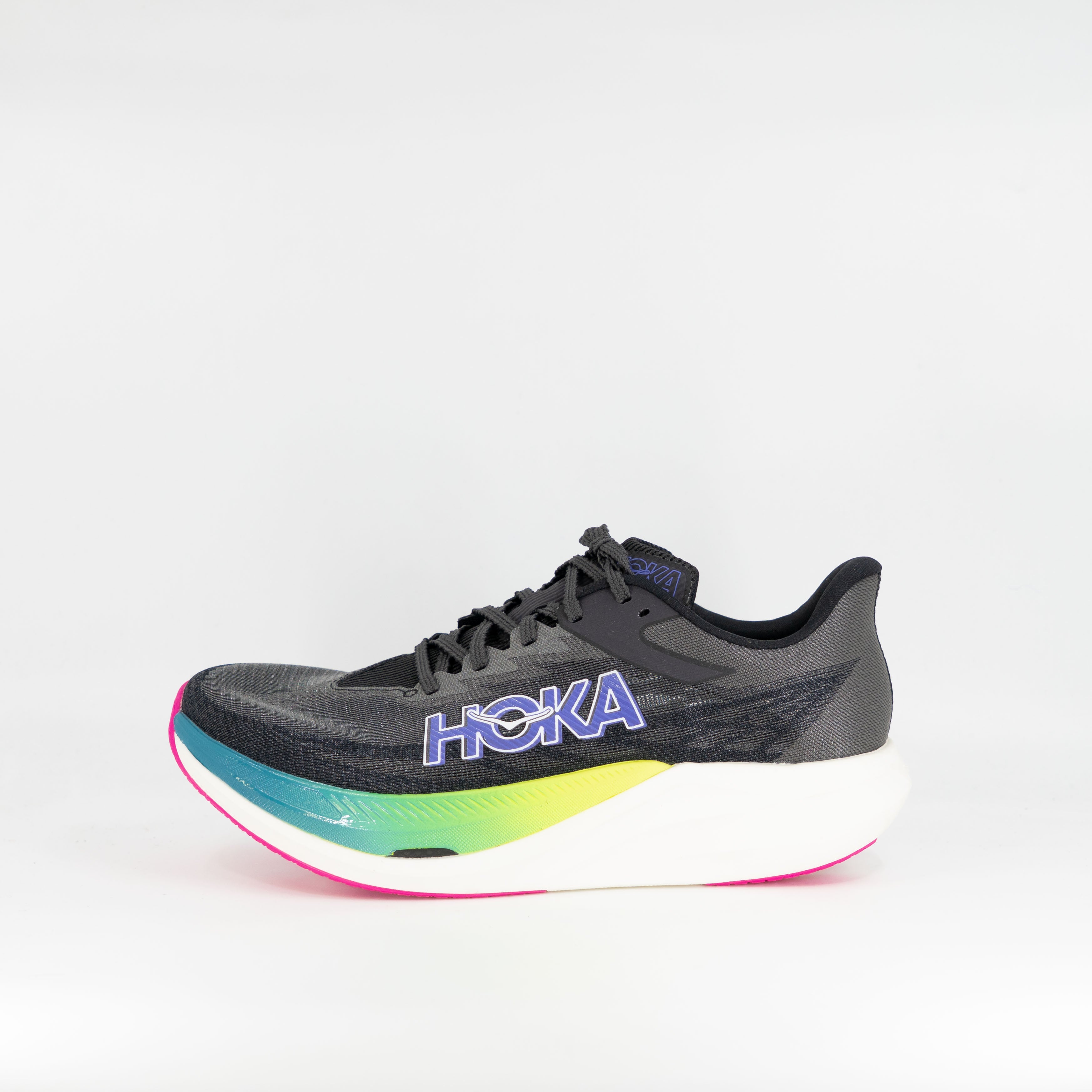 Hoka Rocket X 3 (D Width) Unisex Black/Neon Nebula