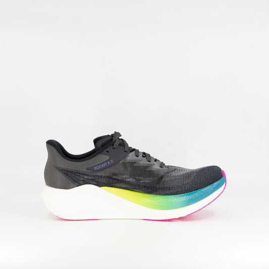 Hoka Rocket X 3 (D Width) Unisex Black/Neon Nebula - Frontrunner Colombo