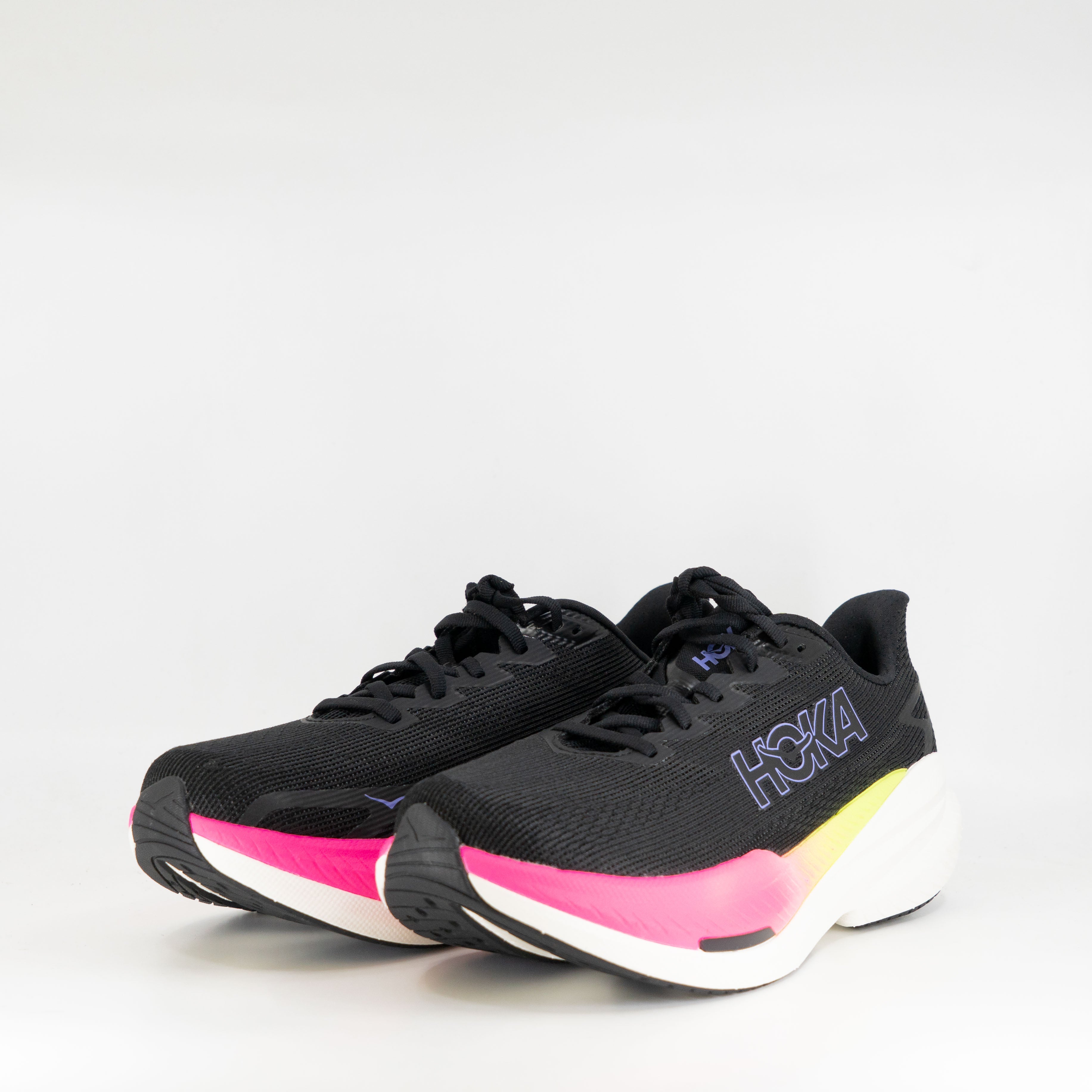 Hoka Mach X 3 (B Standard) Womens Black/Neon Nebula