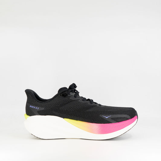 Hoka Mach X 3 (B Standard) Womens Black/Neon Nebula - Frontrunner Colombo