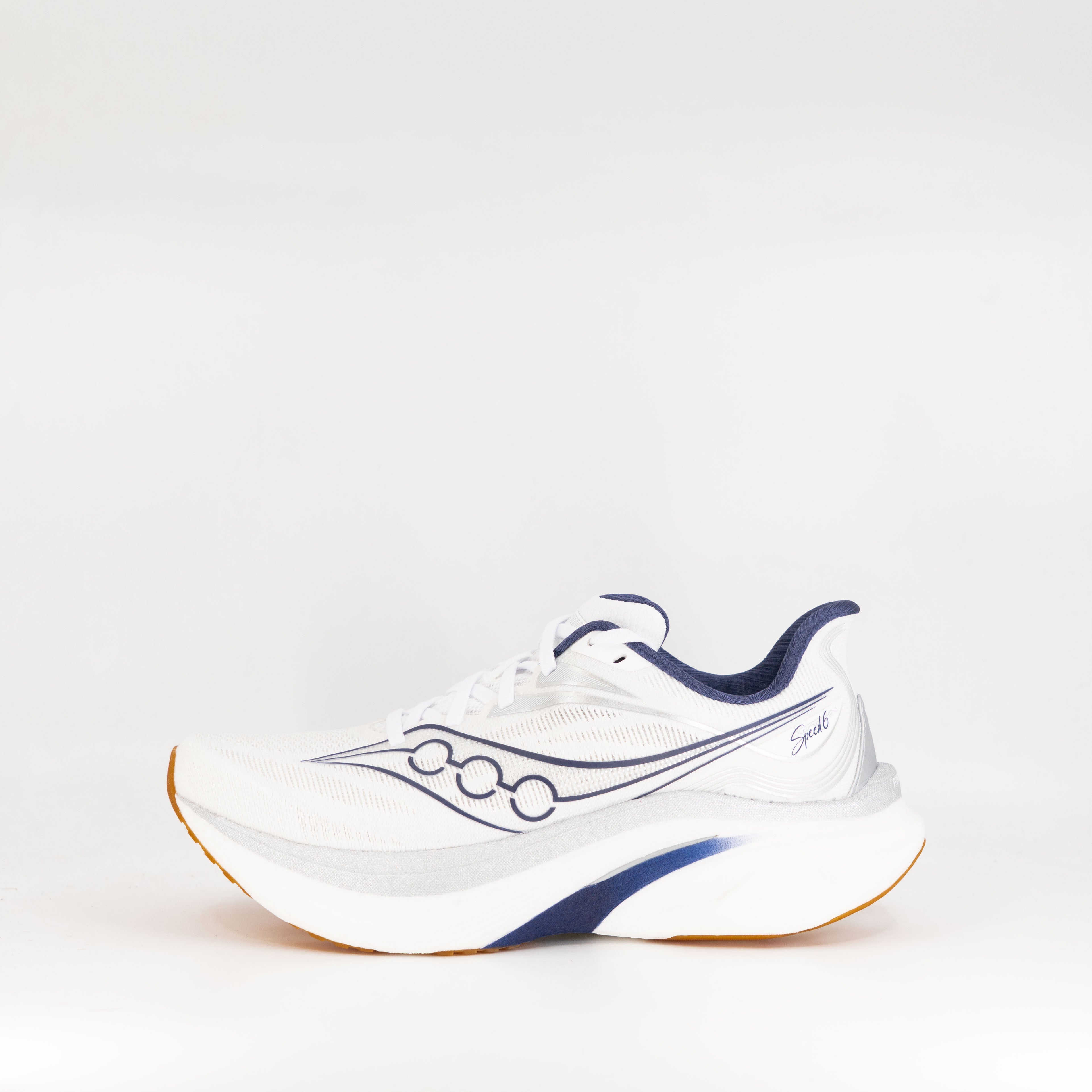 Saucony Endorphin Speed 6 (D Standard) Mens White/Naval - Frontrunner Colombo