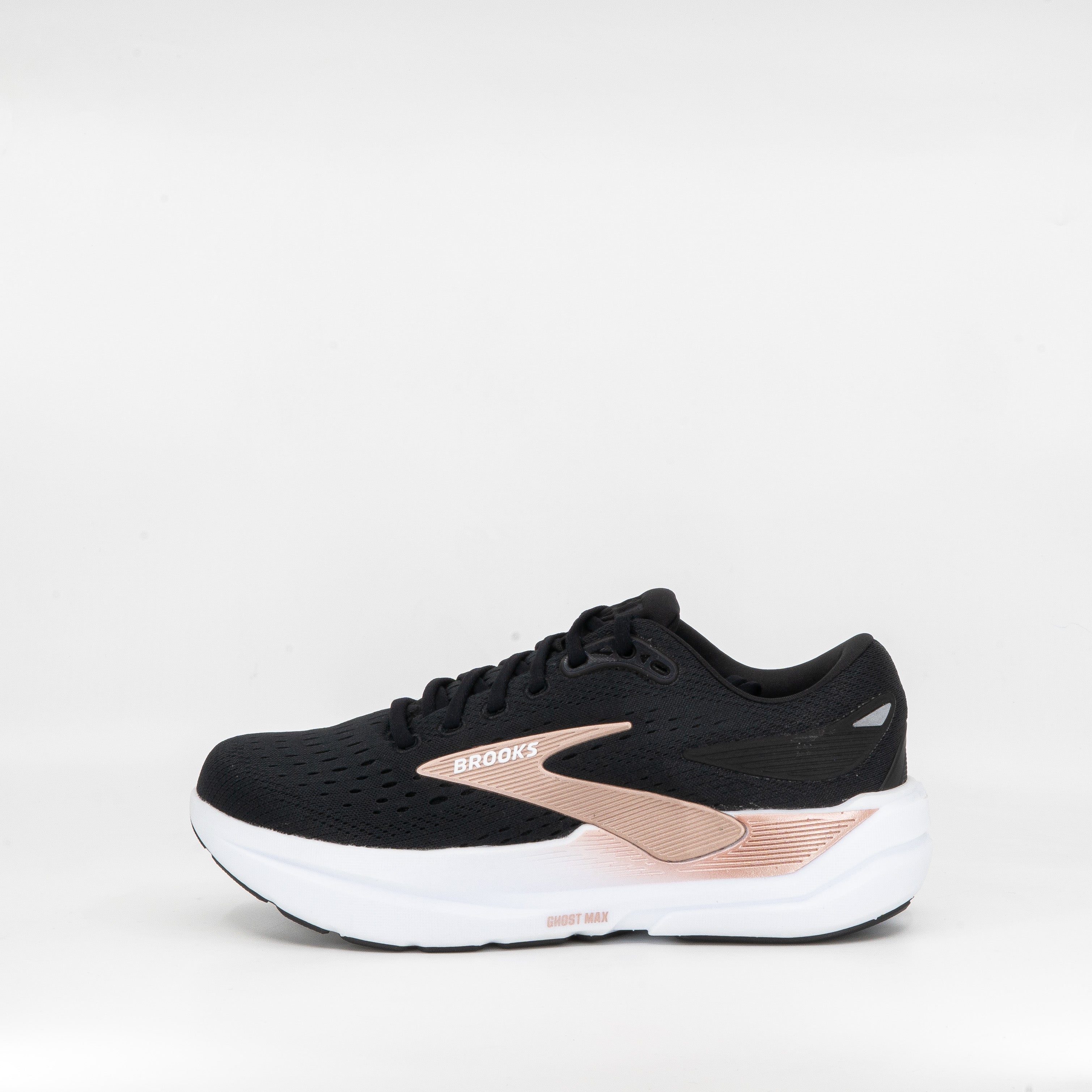Brooks Ghost Max 3 (D Wide) Womens Black/Rose Gold - Frontrunner Colombo