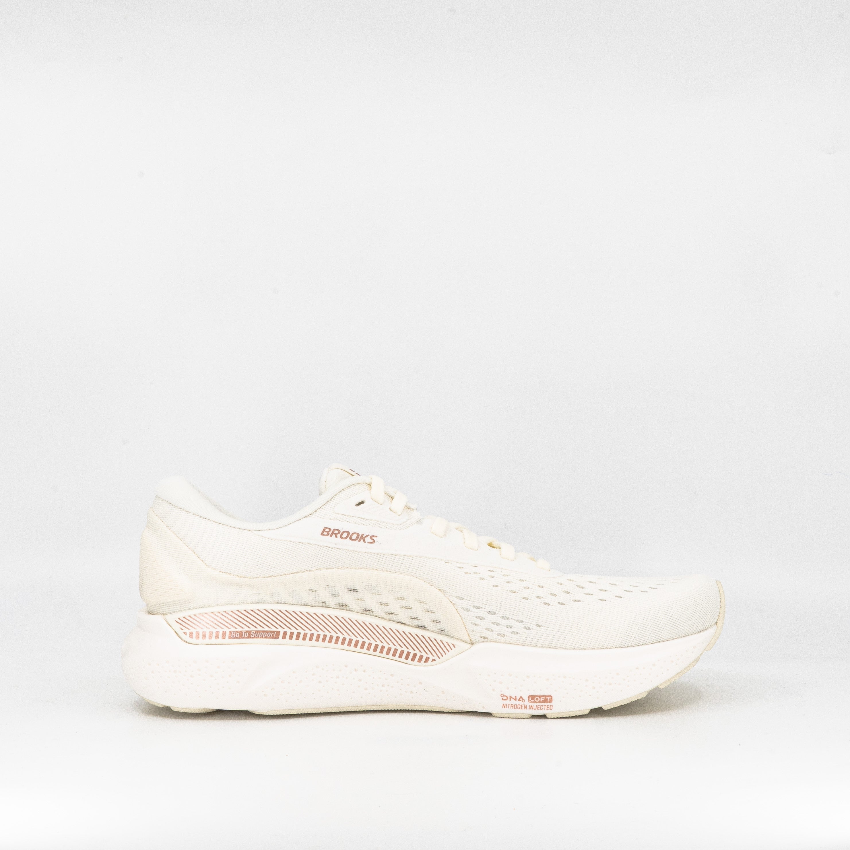 Brooks Adrenaline GTS 24 (B Standard) 24 Womens Coconut/Rose Gold/White - Frontrunner Colombo