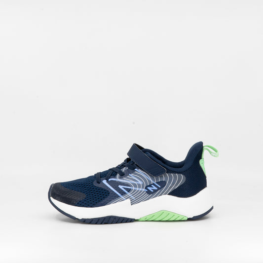 New Balance Rave Run v2 (Kids) Navy Electric Sky Sweetgrass - Frontrunner Colombo
