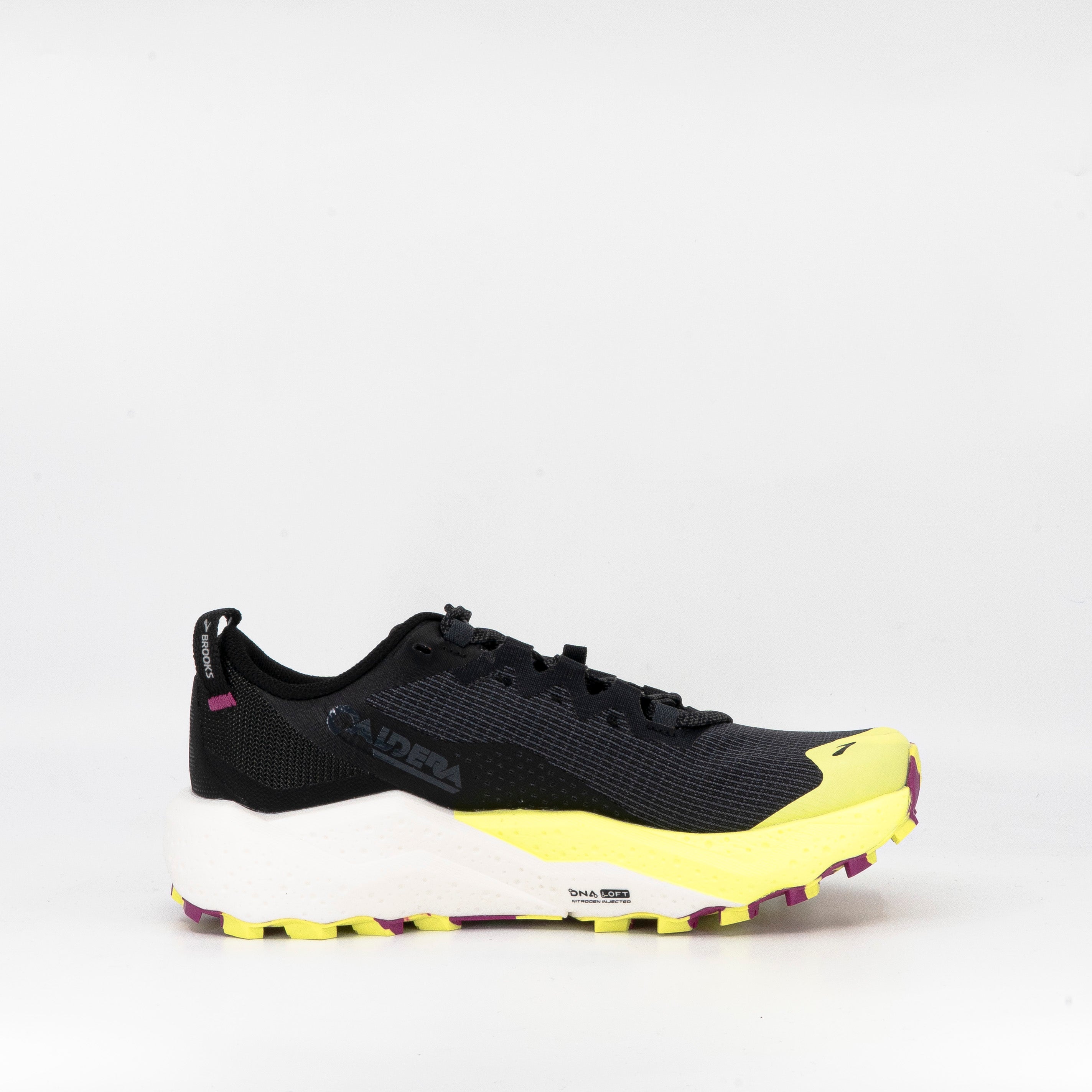 Brooks Caldera 8 (B Standard) Womens Grey/Black/Lime - Frontrunner Colombo