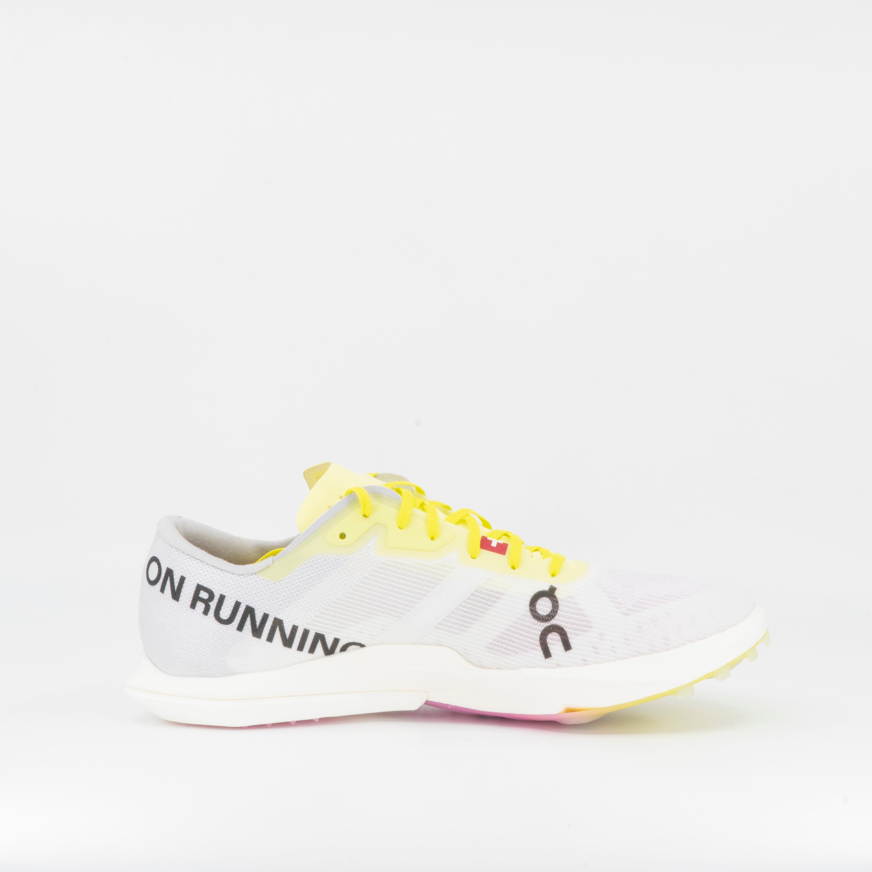 ON Cloudspike Amplius 2 Womens White/Raspberry - Frontrunner Colombo