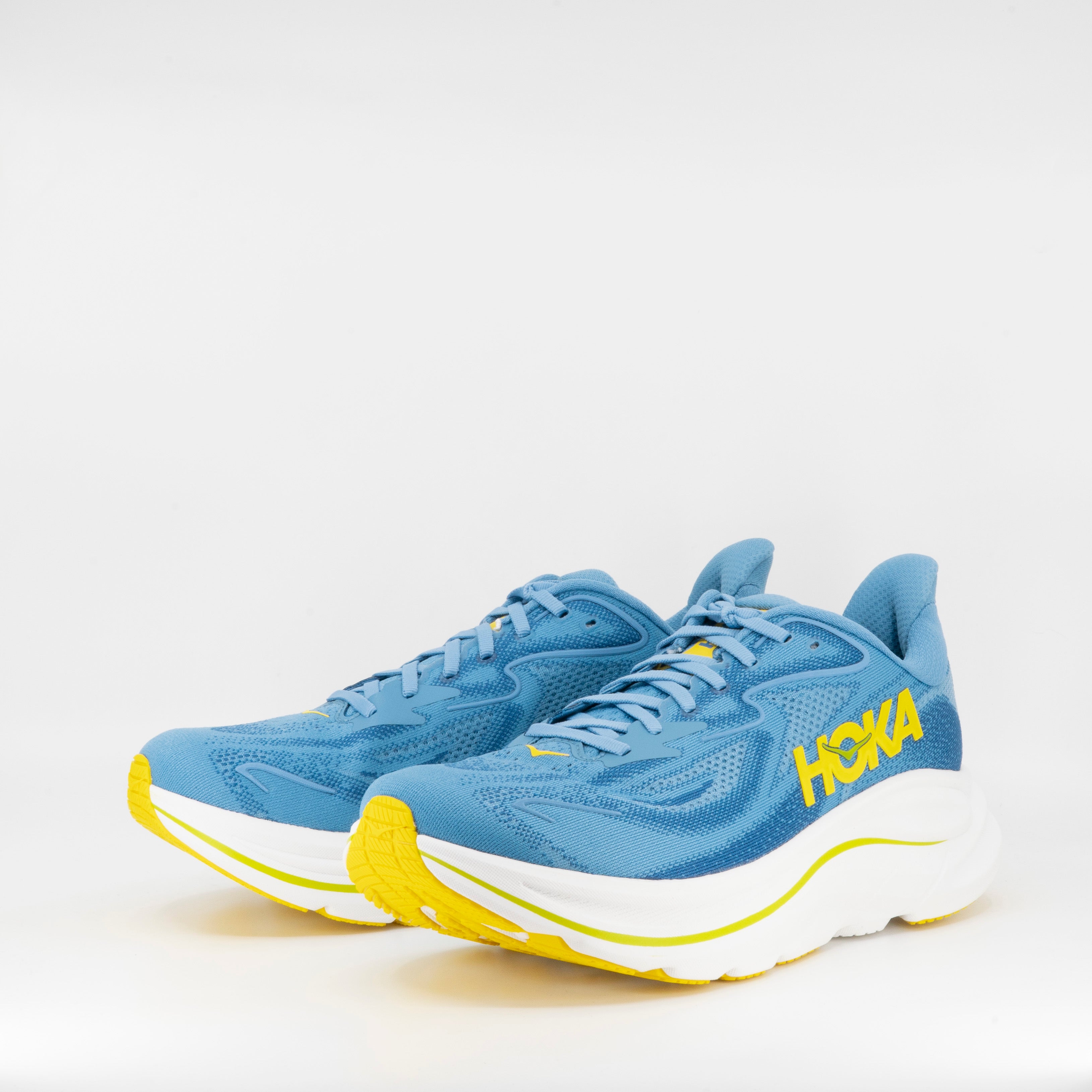 Hoka Clifton 10 (2E Wide) Mens Alpine Blue/Foggy Night - Frontrunner Colombo