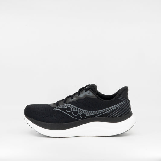 Saucony Triumph 23 (D Wide) Womens Black/White - Frontrunner Colombo