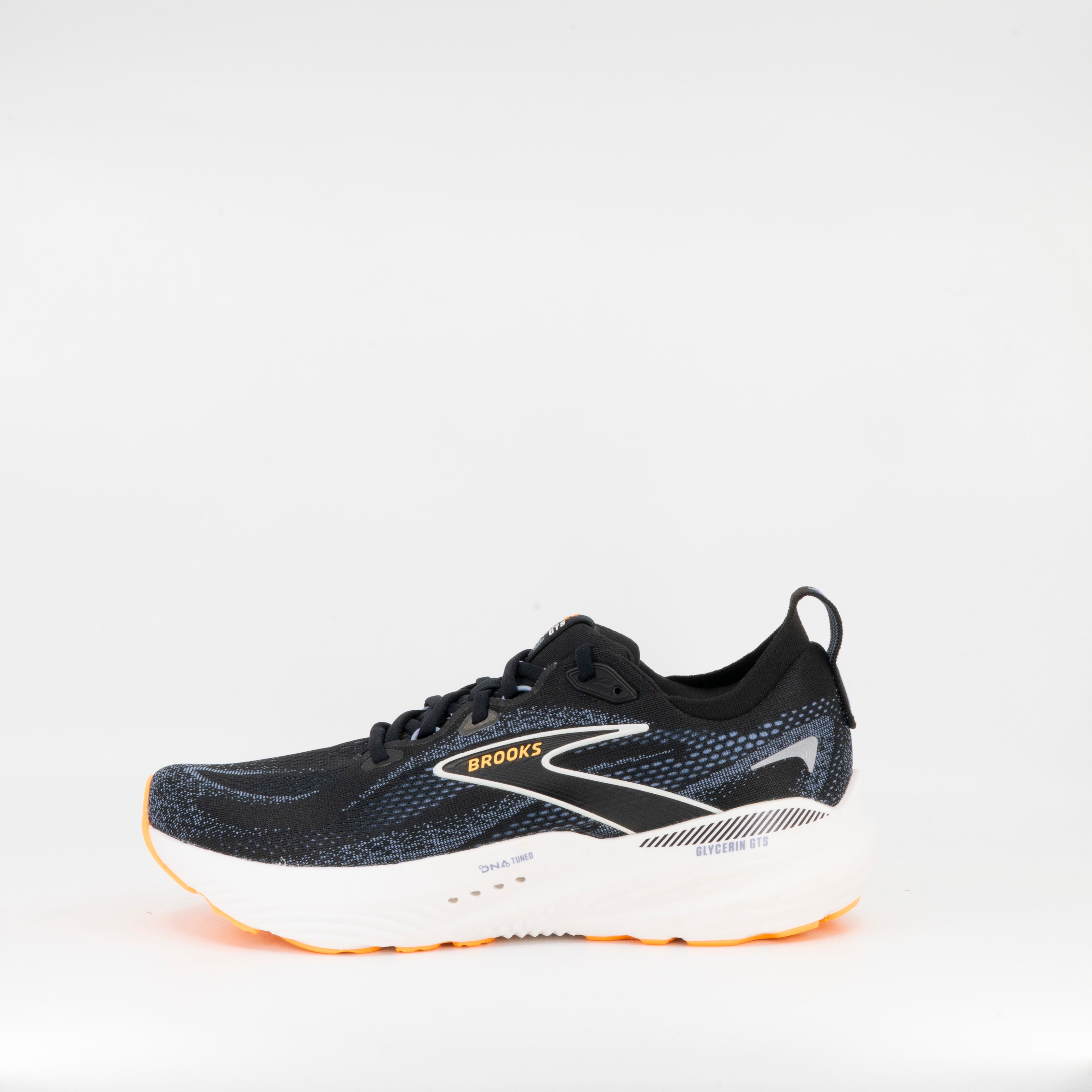 Brooks Glycerin GTS 22 (D Standard) Black/Country Blue/Orange Pop - Frontrunner Colombo