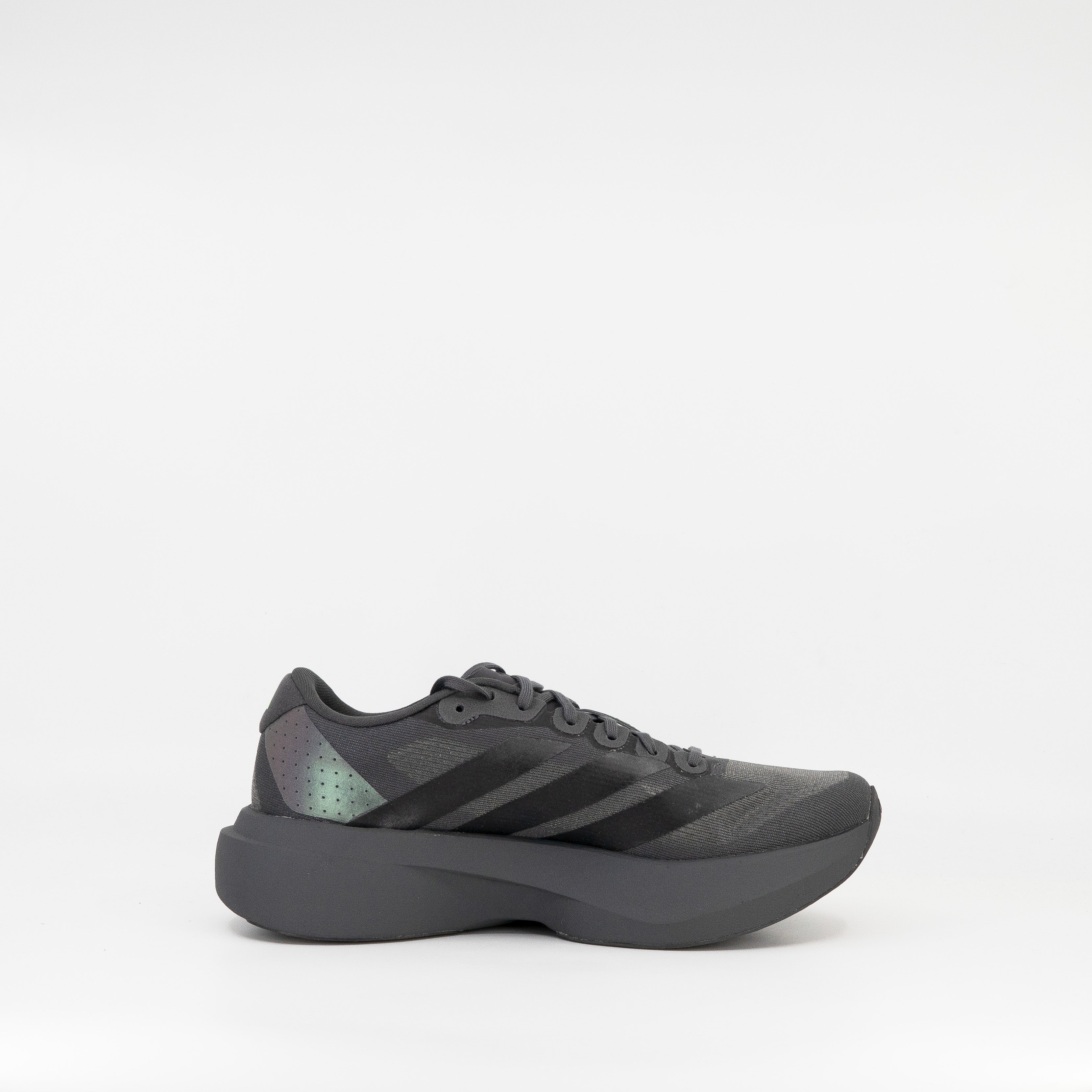Adidas Adizero Evo SL (B Standard) Womens Grey Five / Core Black / Lime Burst - Frontrunner Colombo