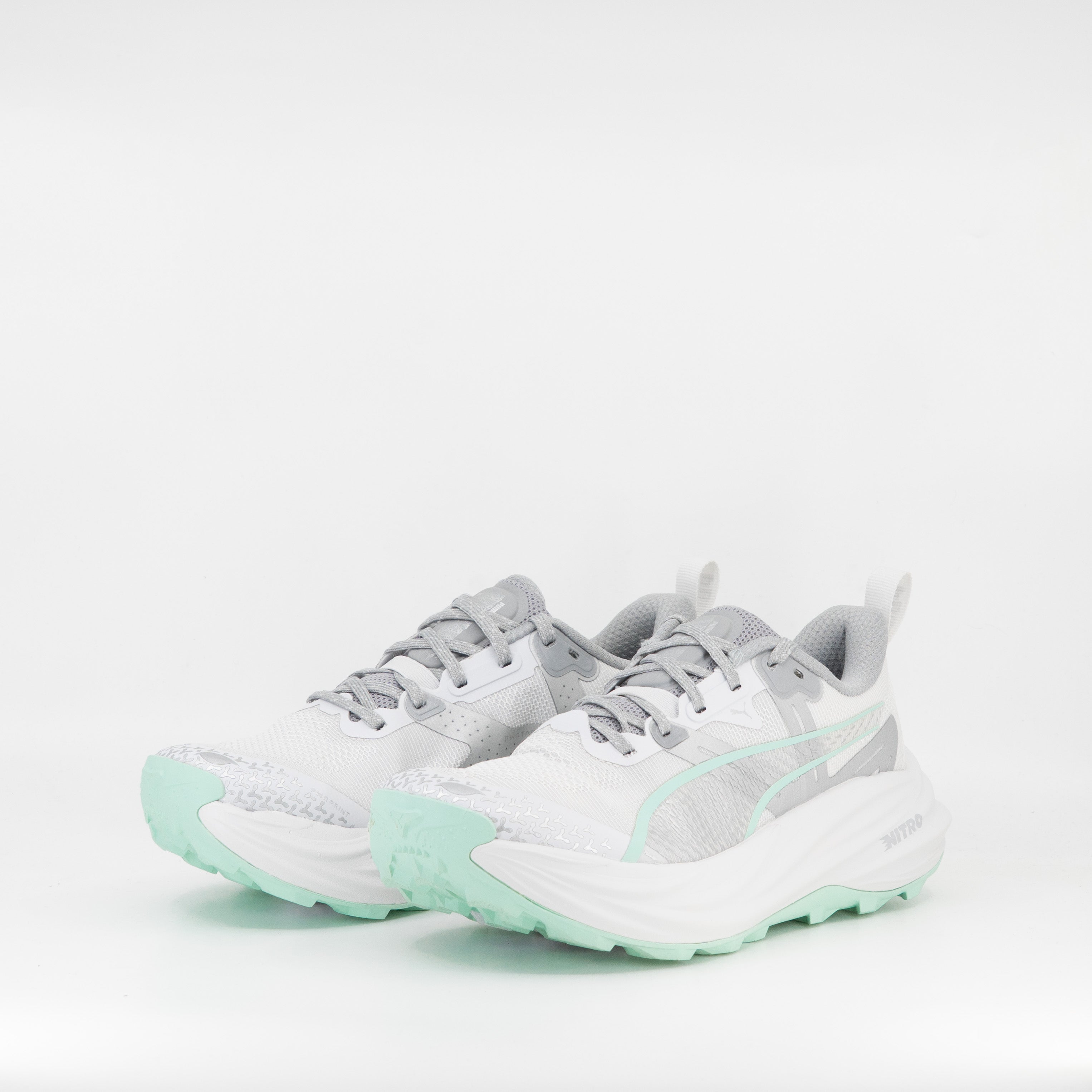Puma Voyage Nitro 4 (B Standard) Womens Feather Grey- Mint Melt - Frontrunner Colombo