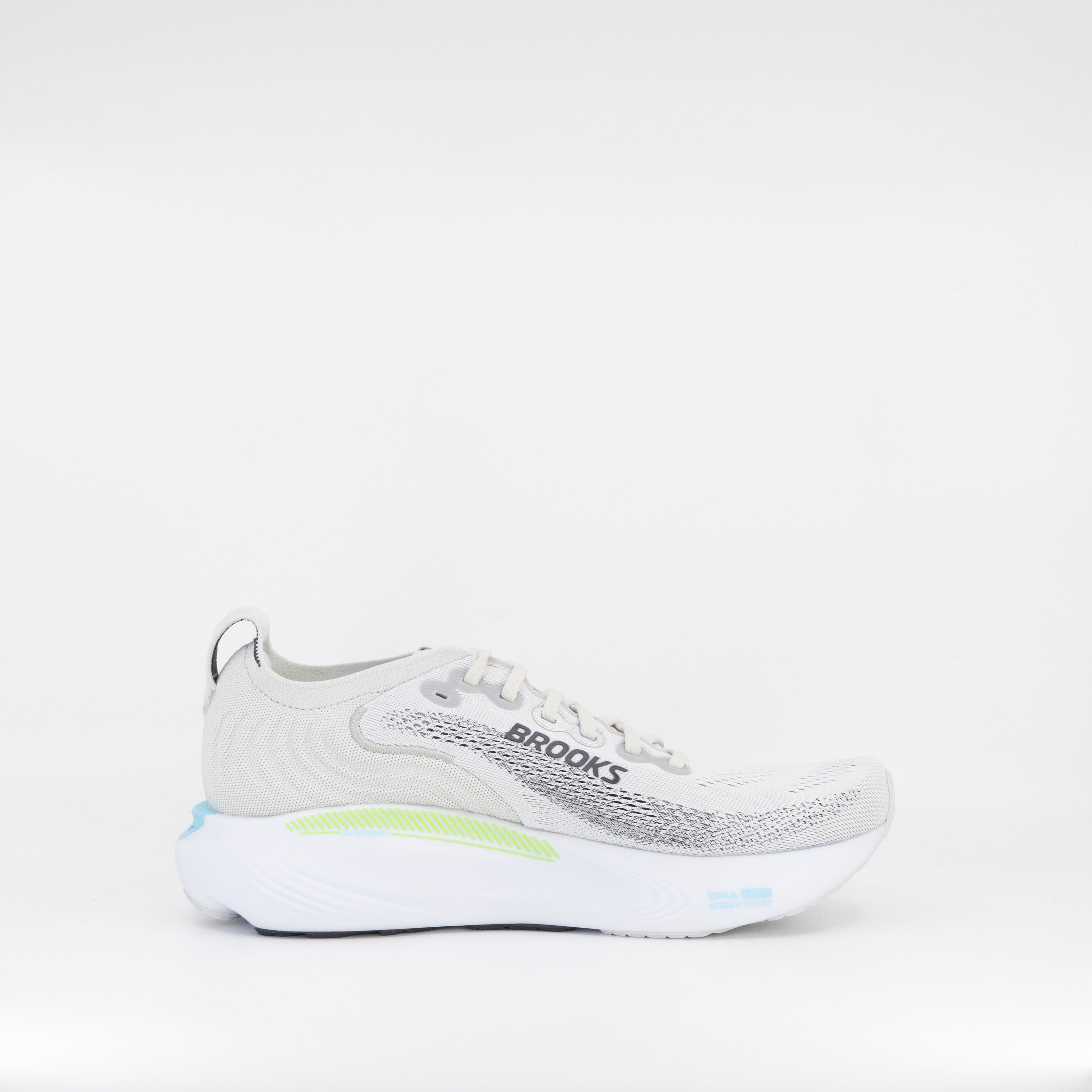 Brooks Adrenaline GTS 25 (D Standard) Mens Oyster/Green Gecko/Blue - Frontrunner Colombo