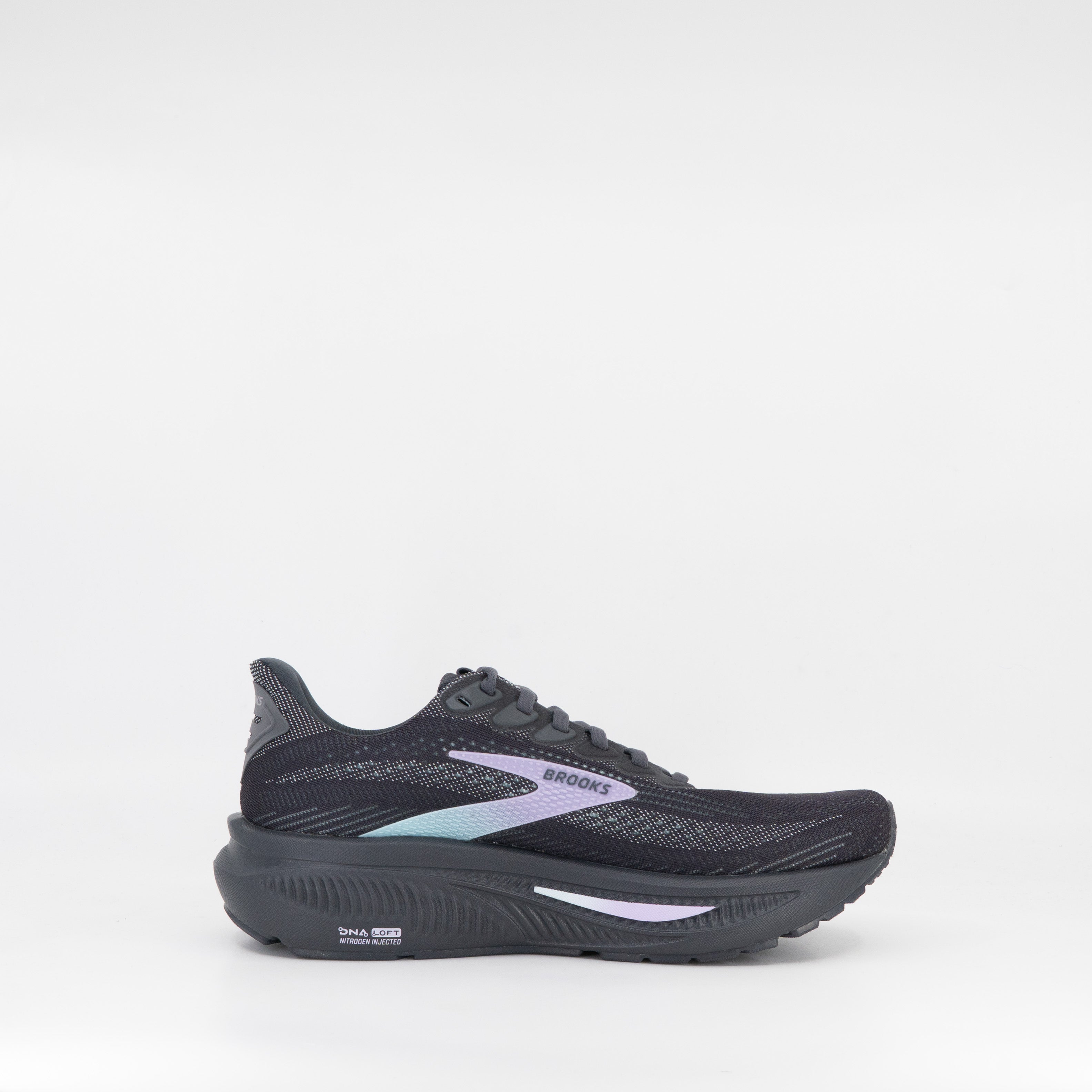 Brooks Ghost 17 (B Standard) Womens Grey/Clearwater/Purple - Frontrunner Colombo
