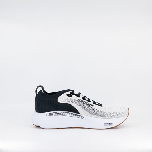 Brooks Adrenaline GTS 25 (D Standard) Mens White/Black/White - Frontrunner Colombo