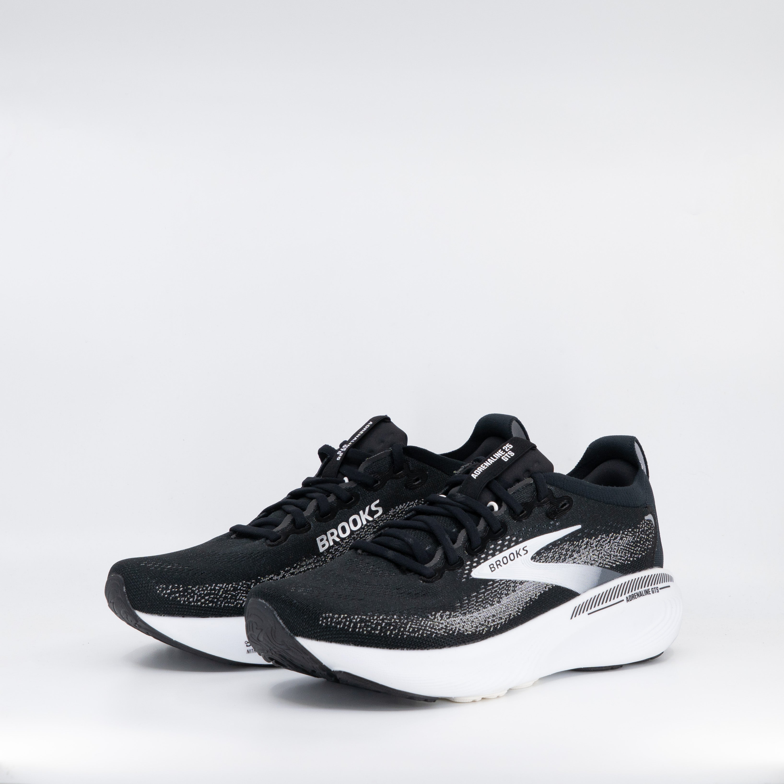 Brooks Adrenaline GTS 25 (D Wide) Womens Black/Grey/White - Frontrunner Colombo