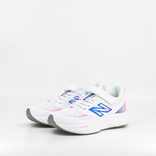 New Balance 625 Hook & Loop Kids White Pink Blue - Frontrunner Colombo