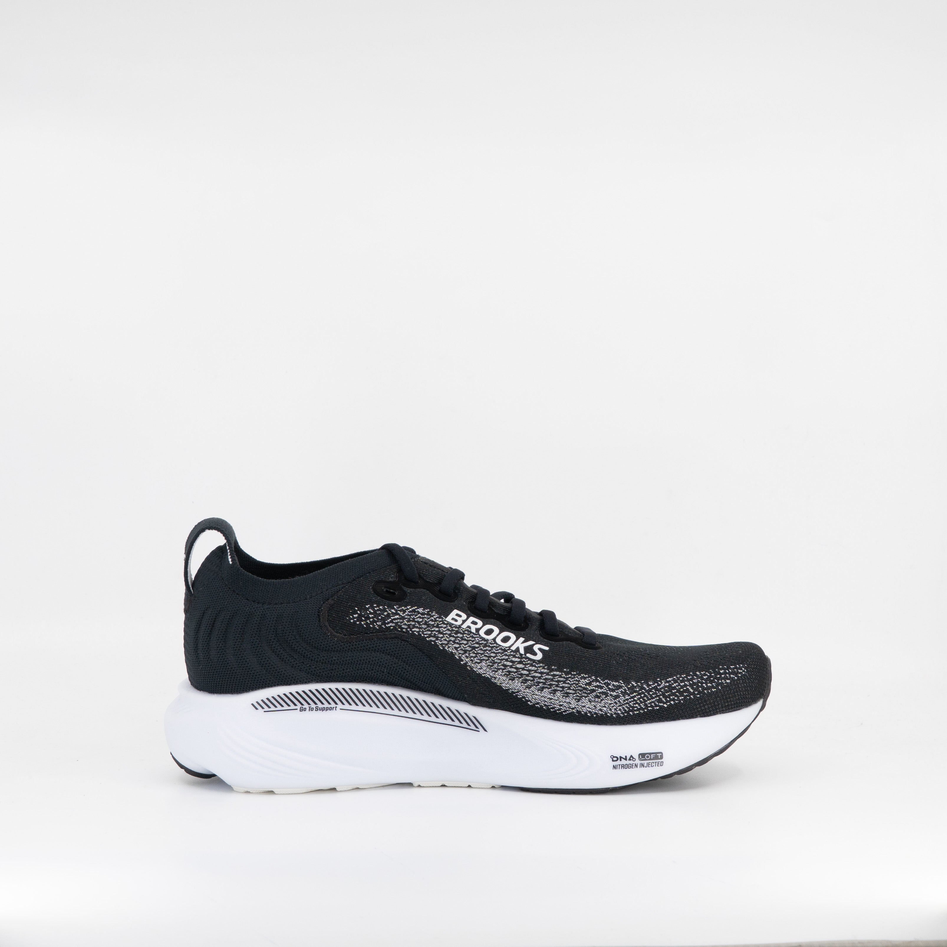Brooks Adrenaline GTS 25 (B Standard) Womens Black/Grey/White - Frontrunner Colombo