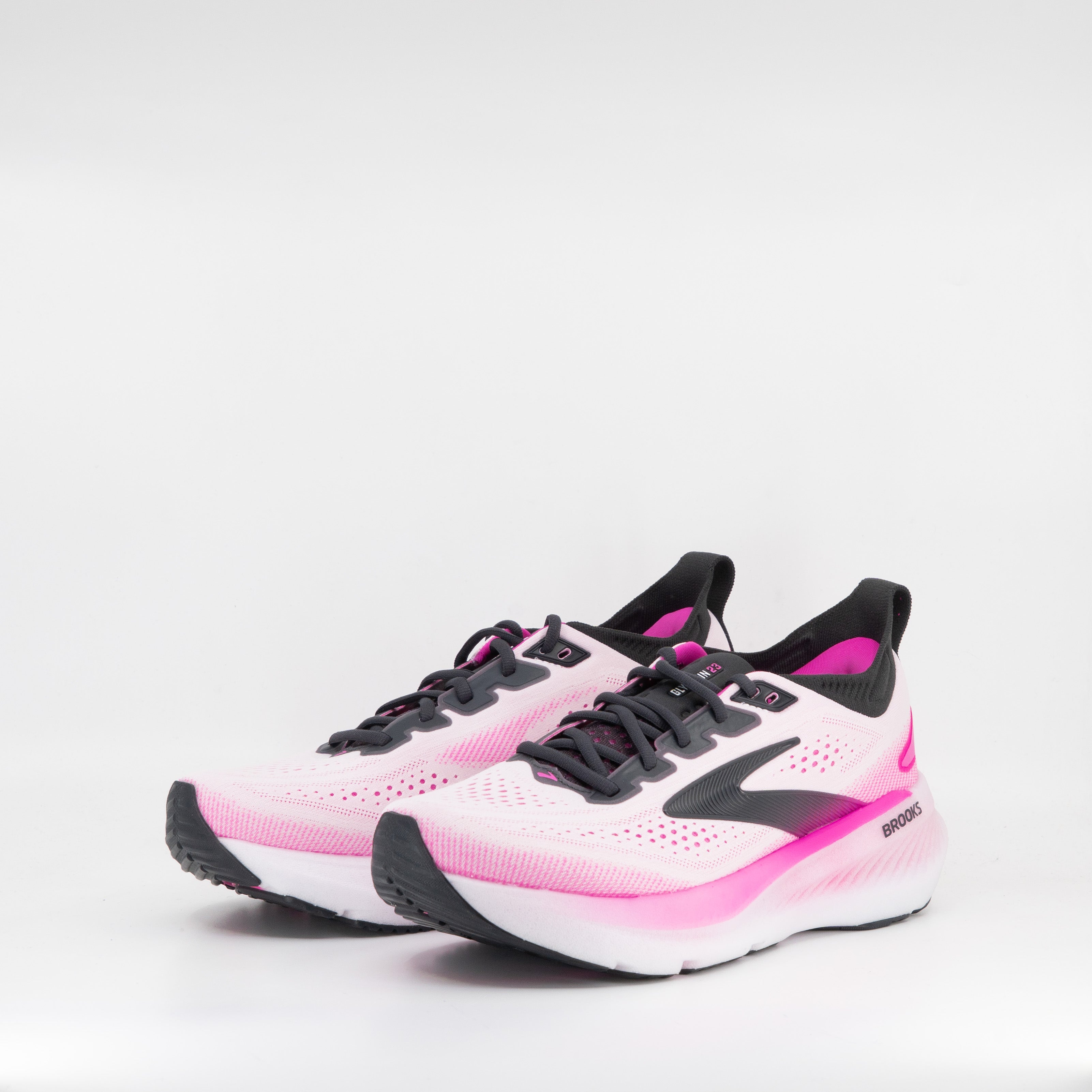Brooks Glycerin 23 (B Standard) Womens White/Phantom/Pink - Frontrunner Colombo