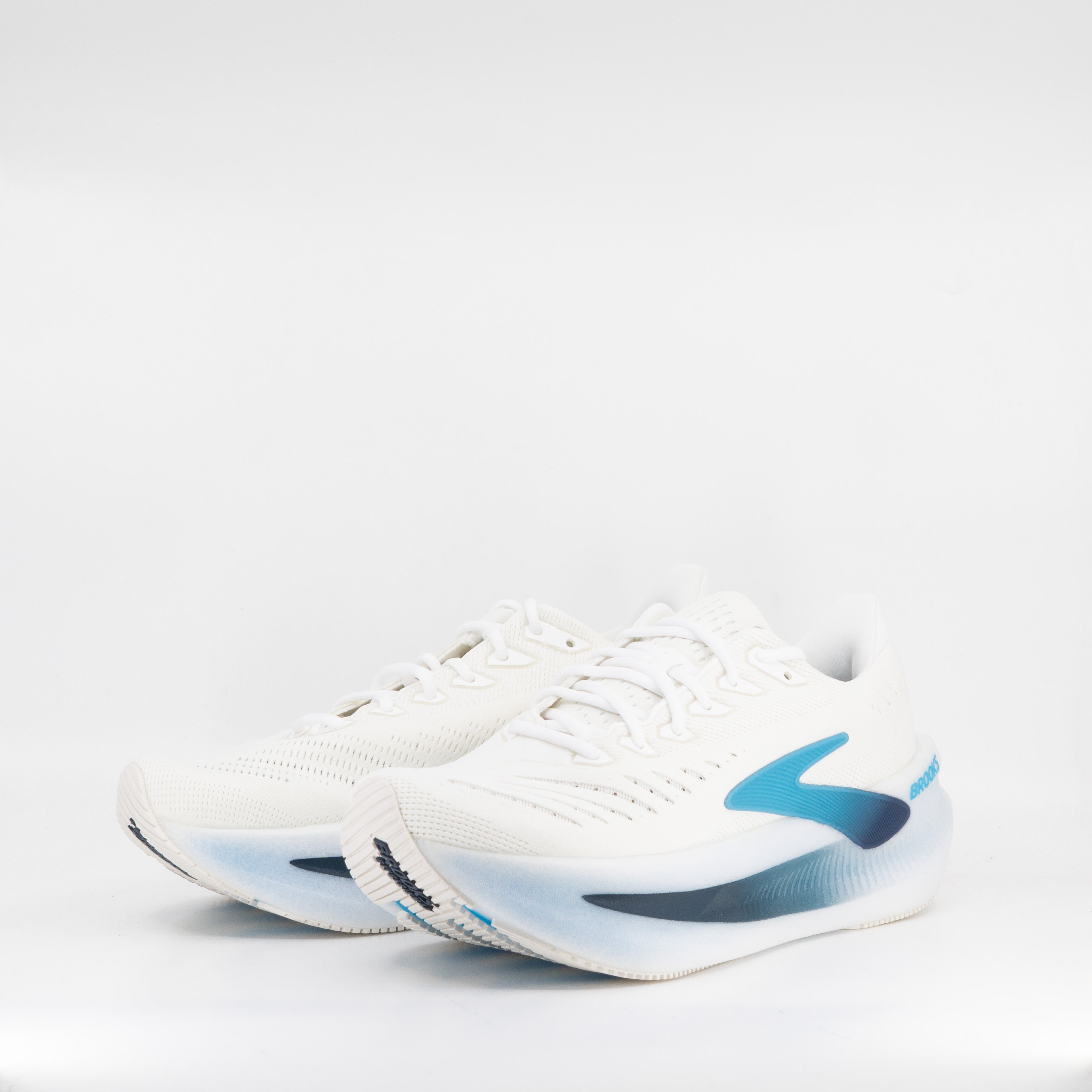 Brooks Glycerin Max 2 (D Standard) Mens White/Blue/Spellbound - Frontrunner Colombo