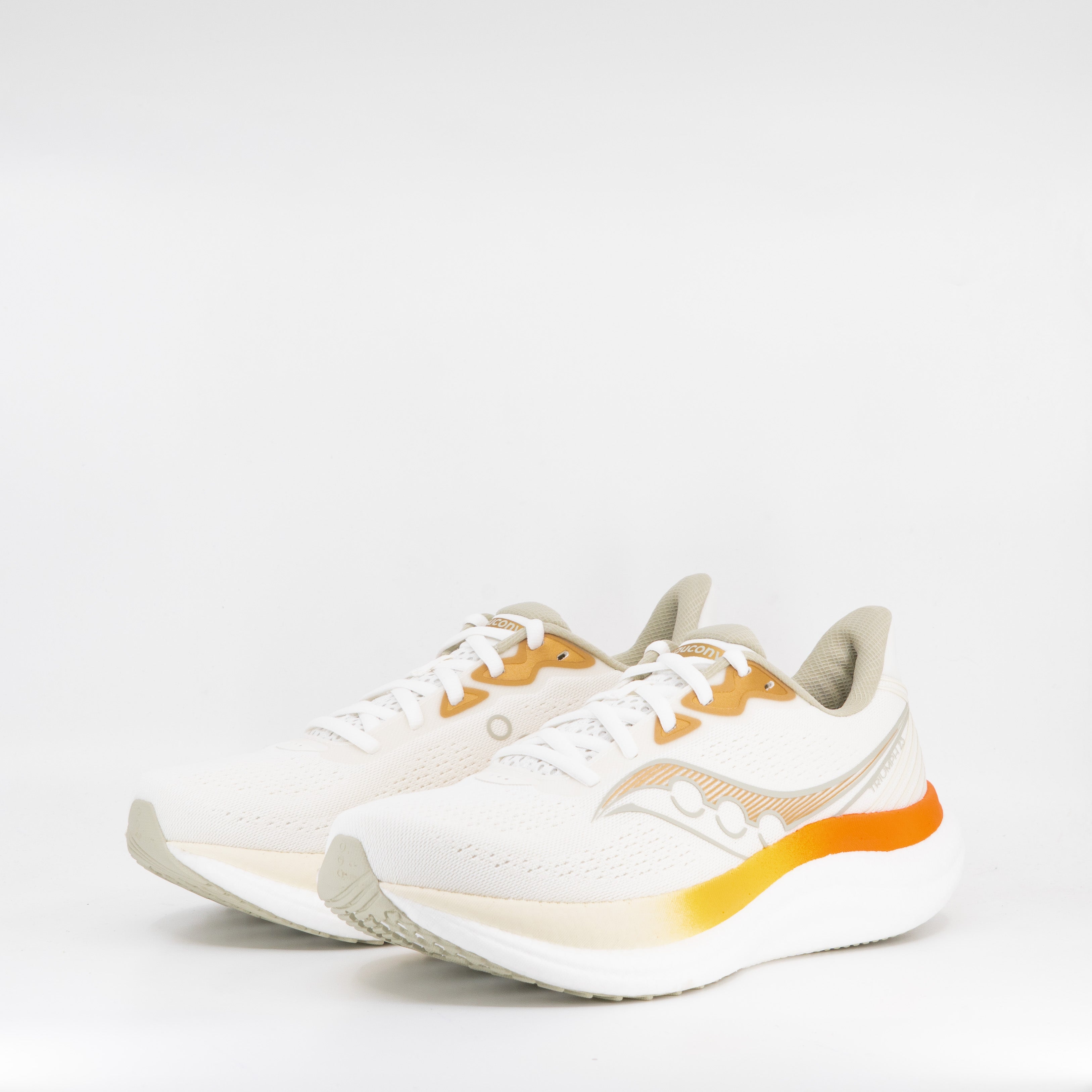 Saucony Triumph 23 (D Standard) Mens Ivory/Fire - Frontrunner Colombo