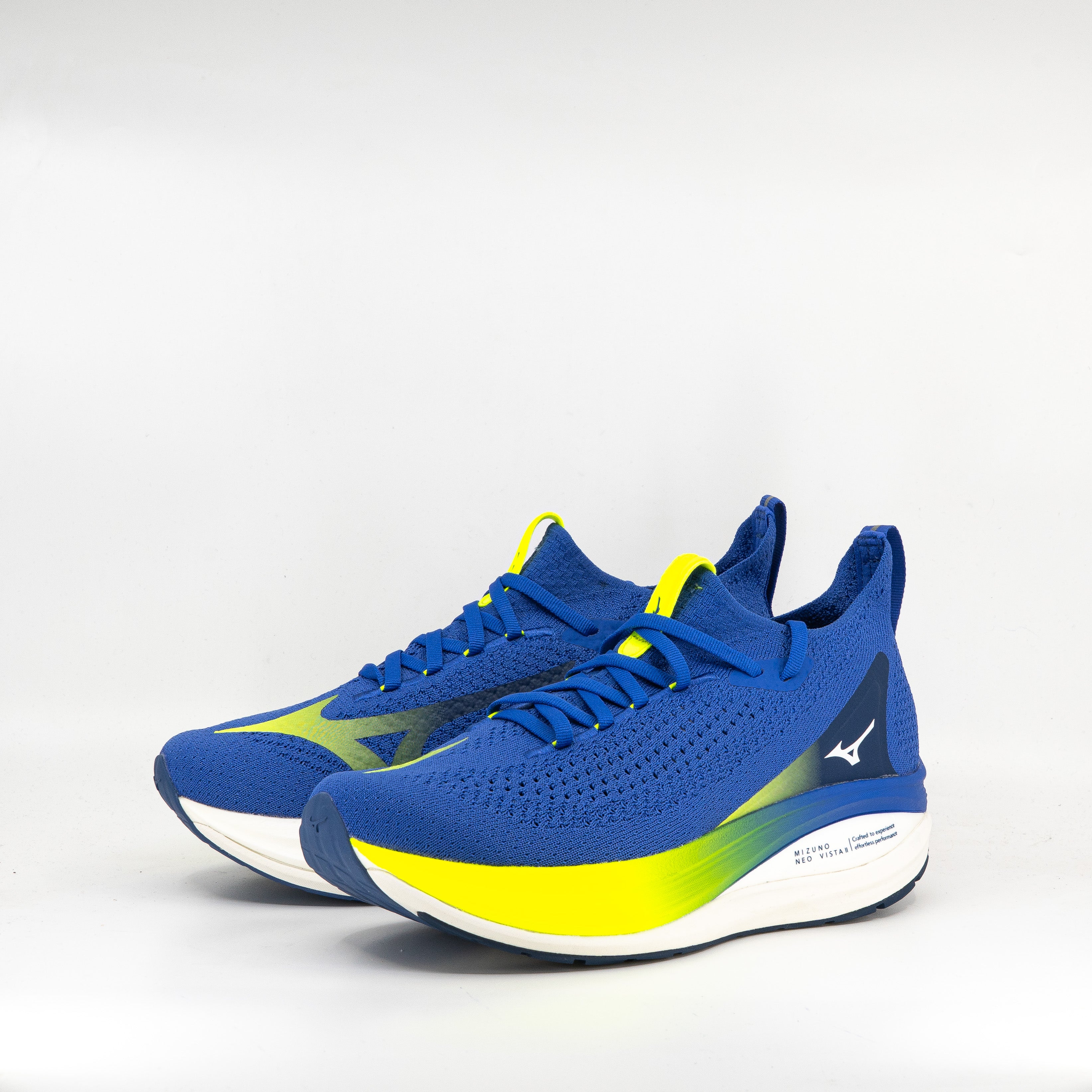 Mizuno Neo Vista 2 (D Standard) Mens Ultramarine/White/Lightning Yellow - Frontrunner Colombo