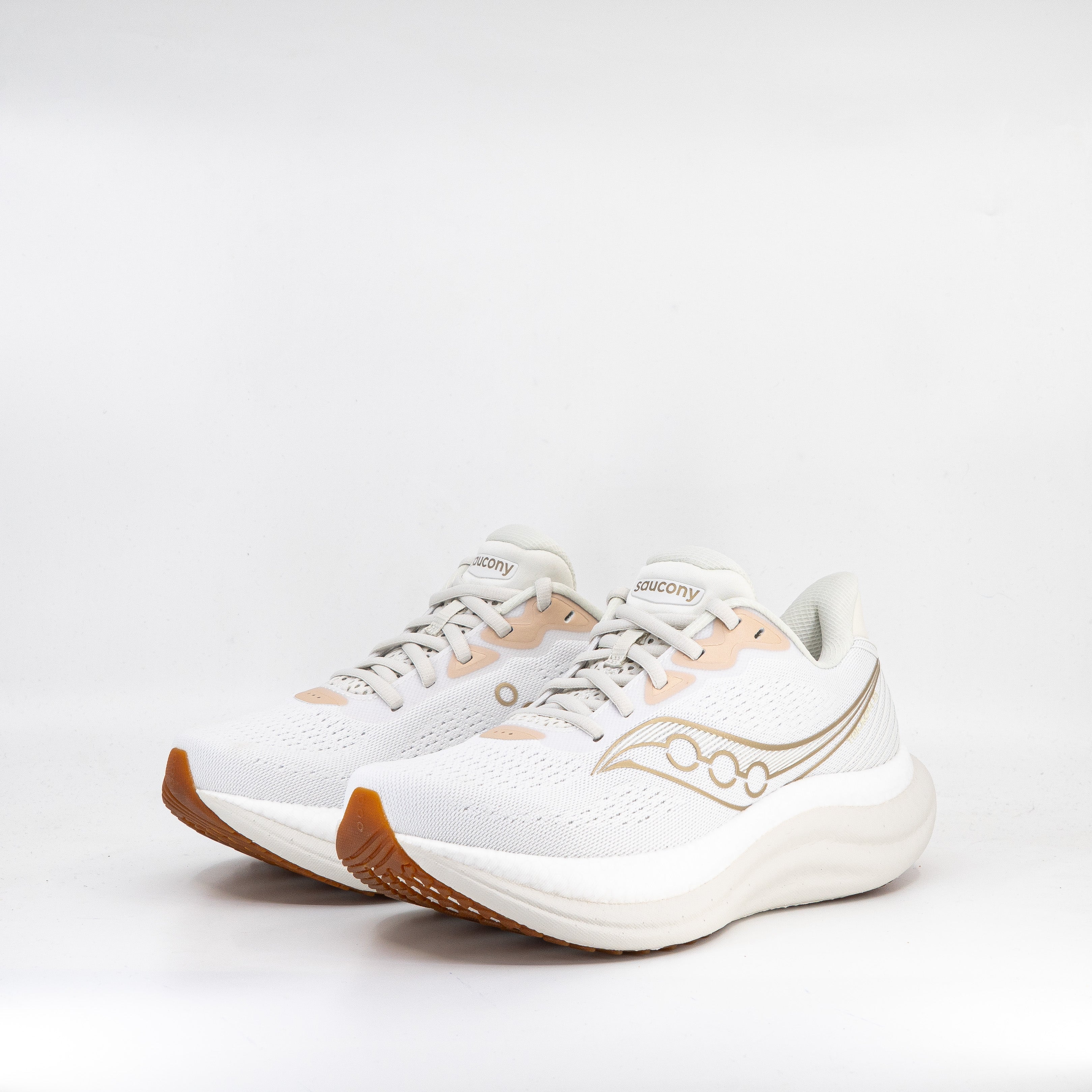 Saucony Triumph 23 (D wide) Womens White/Arctic - Frontrunner Colombo