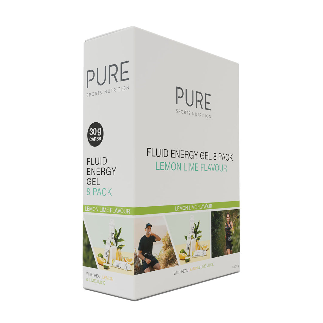 PURE Fluid Energy Gel - Lemon Lime - 8 Pack - Frontrunner Colombo