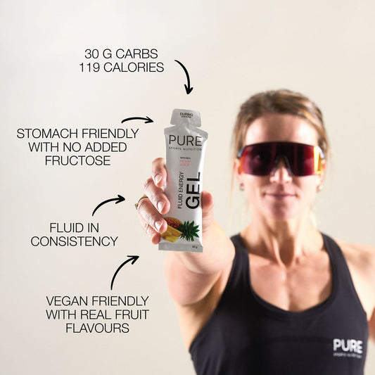 PURE Fluid Energy Gel - Cola + Caffeine - 8 Pack - Frontrunner Colombo