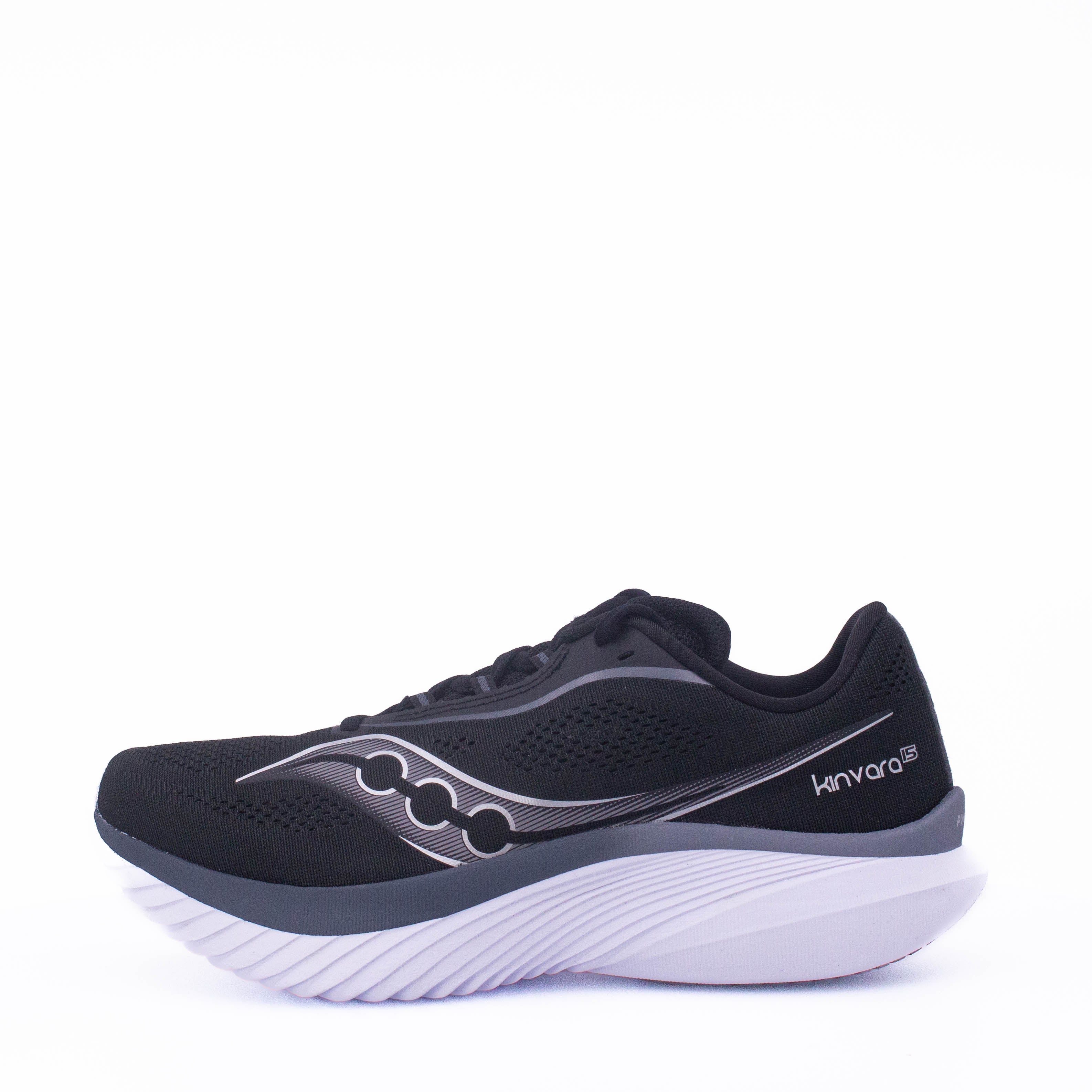 Saucony Kinvara 15 (D Standard) Mens Black/White - Frontrunner Colombo