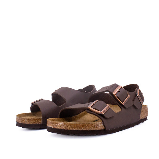 Birkenstock Milano Birko-Flor (Regular) Dark Brown - Frontrunner Colombo