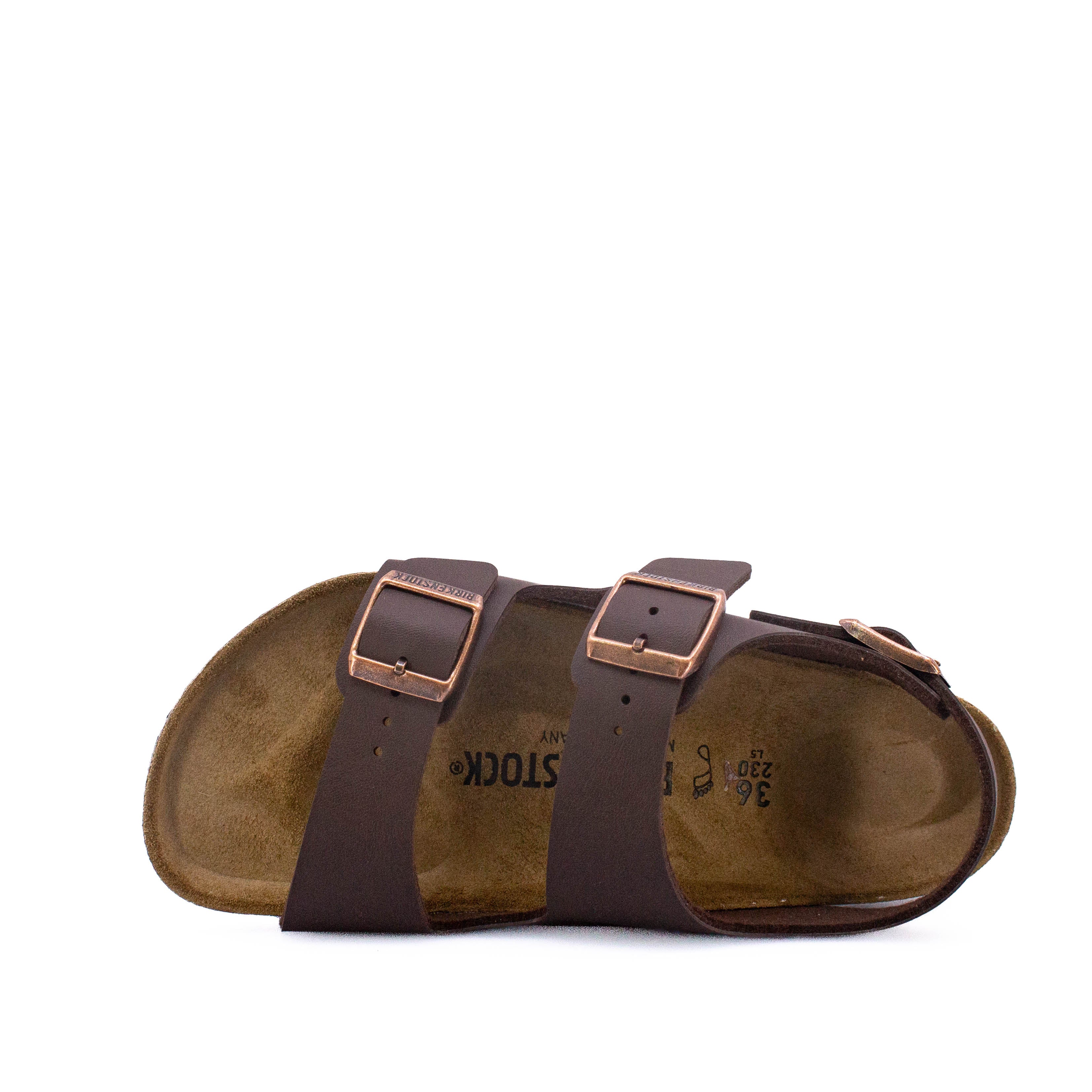 Birkenstock Milano Birko-Flor (Regular) Dark Brown - Frontrunner Colombo
