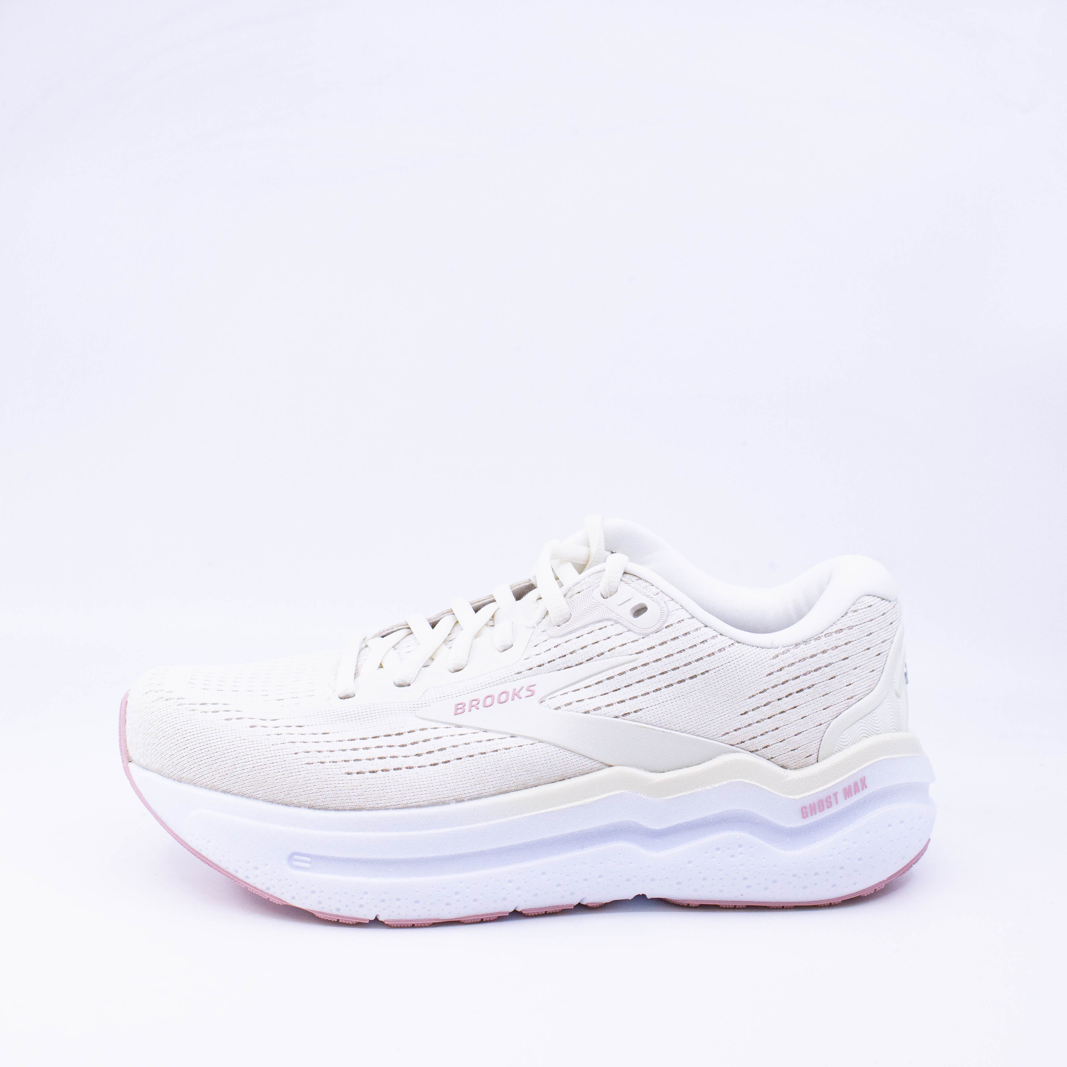 Brooks Ghost Max 2 (D Wide) Womens Coconut Milk/Grey/Zephyr - Frontrunner Colombo