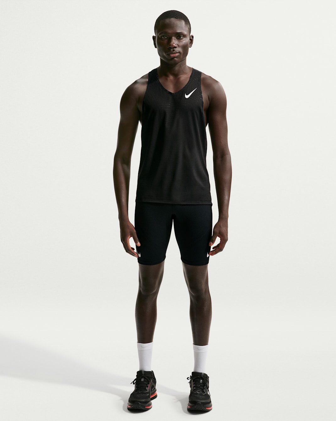 Nike Dri-Fit ADV Aeroswift Singlet Mens Black - Frontrunner Colombo