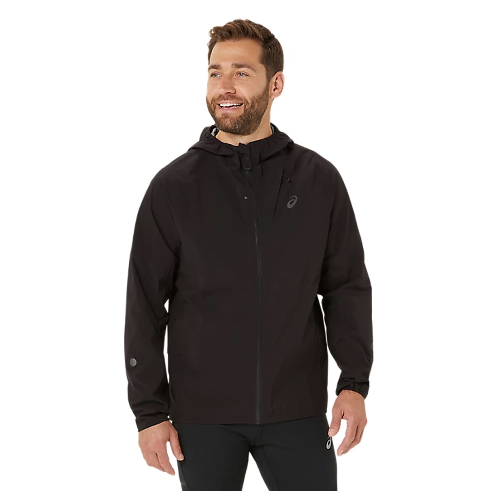 Asics Metarun Waterproof Jacket Mens Preformance Black - Frontrunner Colombo