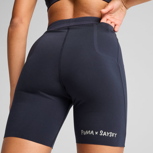 Puma x Saysky 7" Short Tight Womens Navy - Frontrunner Colombo
