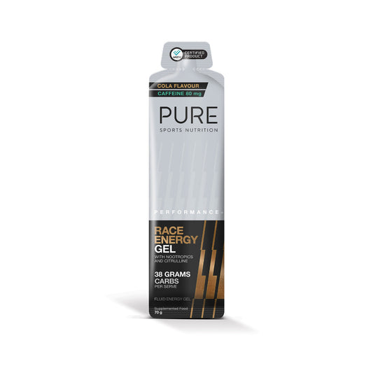 PURE Performance + Race Energy Gel + Caffiene - Frontrunner Colombo